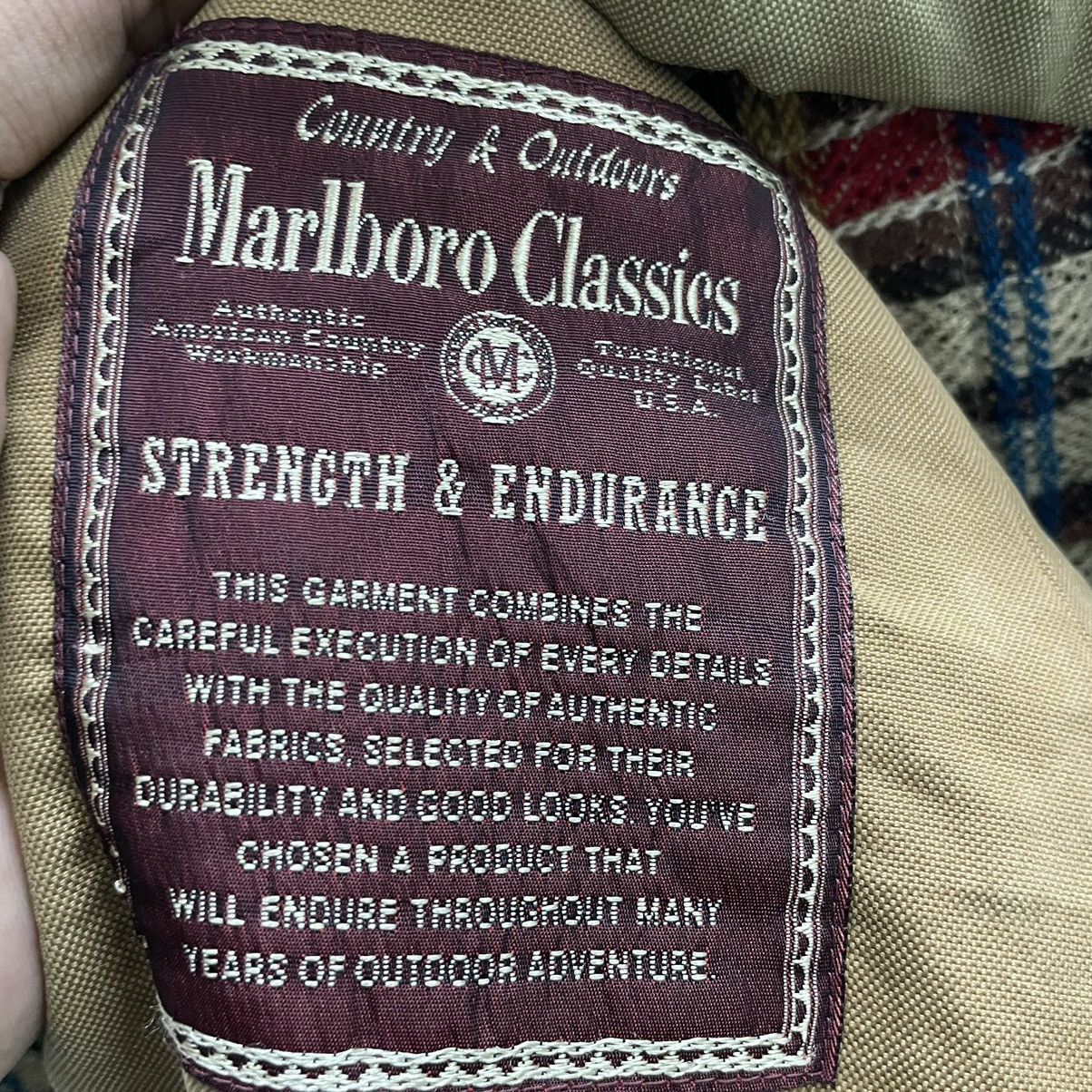 Marlboro × Marlboro Classics × Vintage 💥 Vintage Marlboro Classic Jacket Leather Collar Size US L / EU 52-54 / 3 - 7 Thumbnail