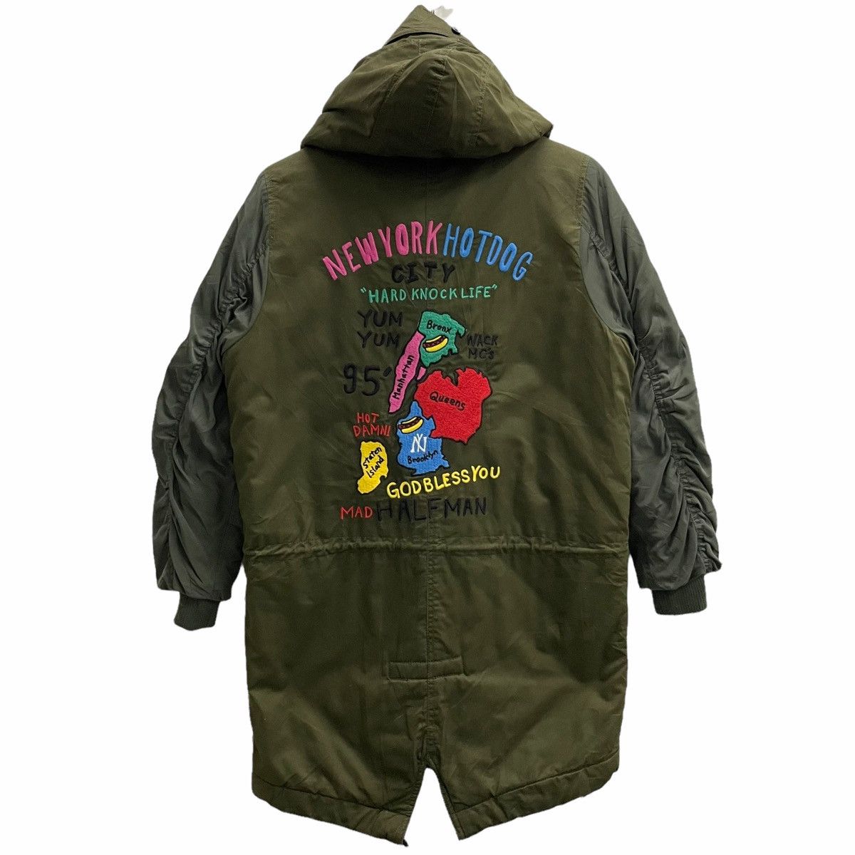 Hysteric Glamour × Japanese Brand × KMRii 💥Japanese Halfman Embroidered Parka Jacket Size US S / EU 44-46 / 1 - 1 Thumbnail