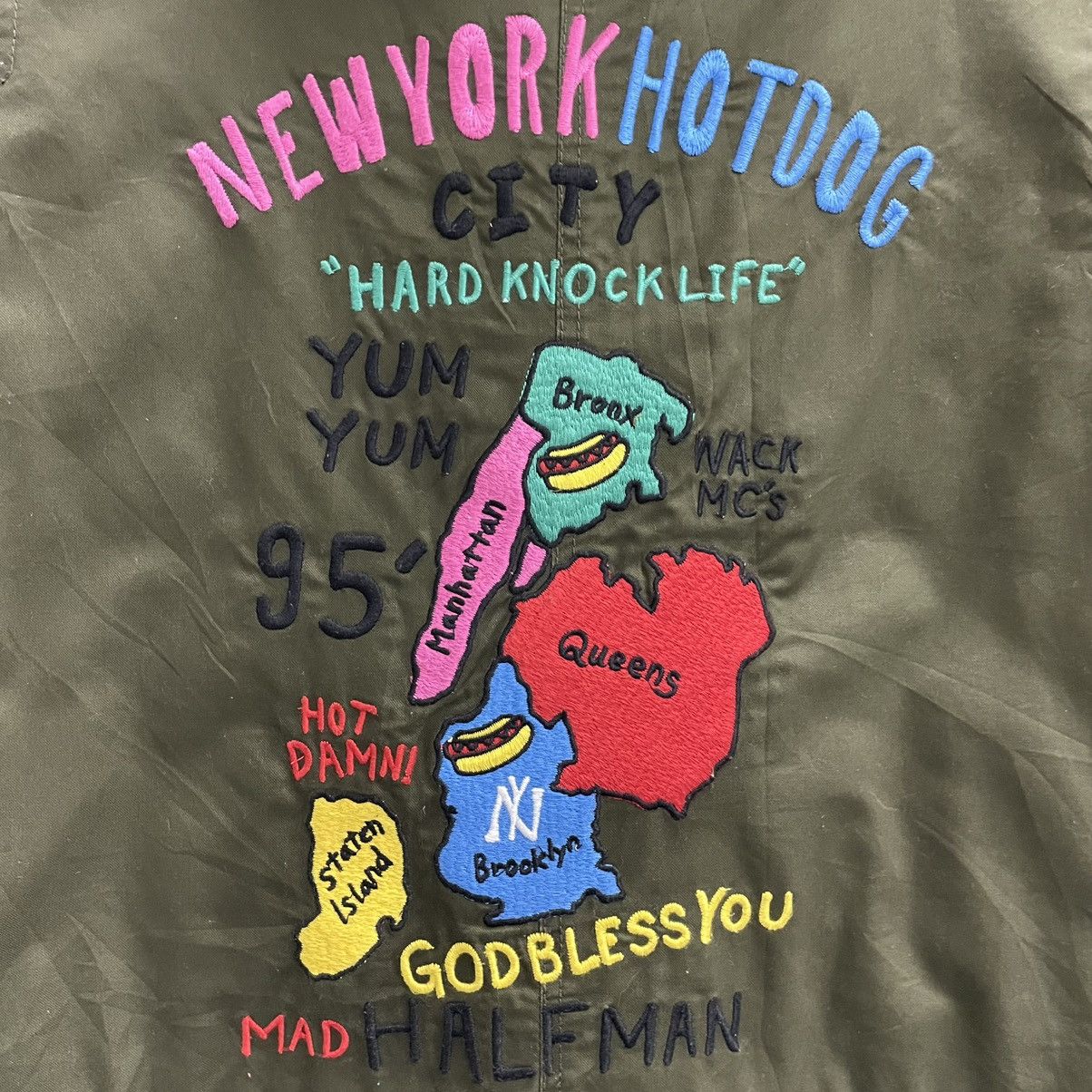 Hysteric Glamour × Japanese Brand × KMRii 💥Japanese Halfman Embroidered Parka Jacket Size US S / EU 44-46 / 1 - 6 Thumbnail