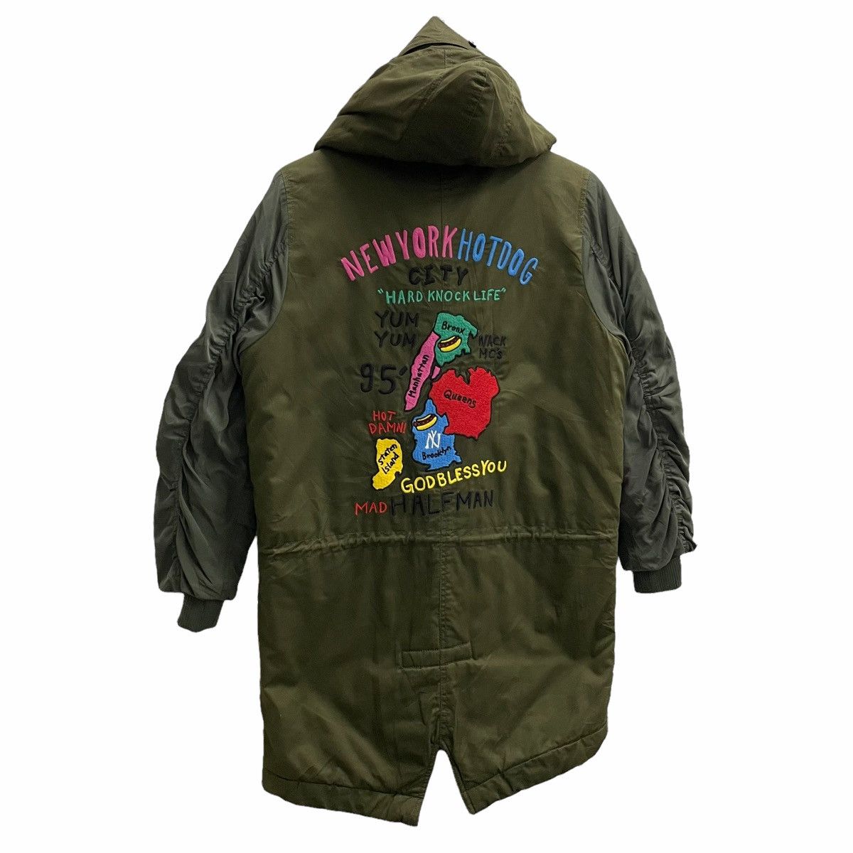 Hysteric Glamour × Japanese Brand × KMRii 💥Japanese Halfman Embroidered Parka Jacket Size US S / EU 44-46 / 1 - 3 Thumbnail