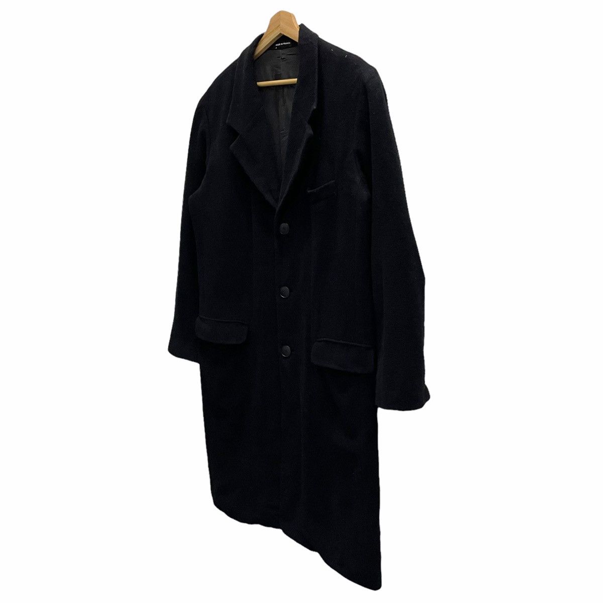 Designer × agnes b. 💥 AGNES B HOMME OVERCOAT WOOL JACKET Size US M / EU 48-50 / 2 - 3 Thumbnail