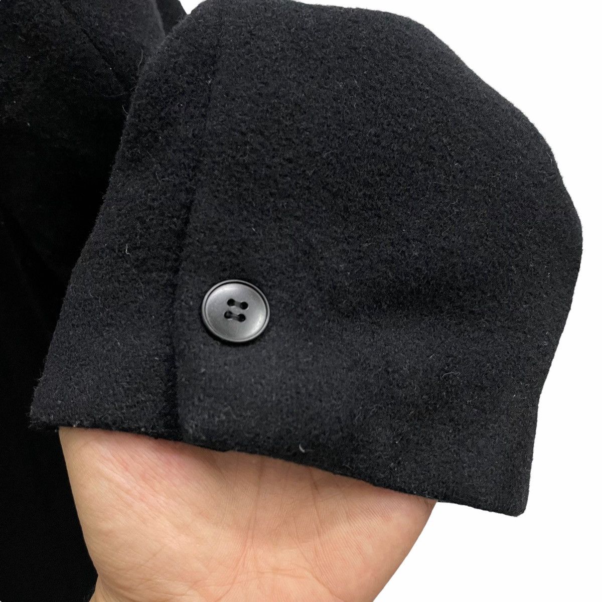 Designer × agnes b. 💥 AGNES B HOMME OVERCOAT WOOL JACKET Size US M / EU 48-50 / 2 - 7 Thumbnail