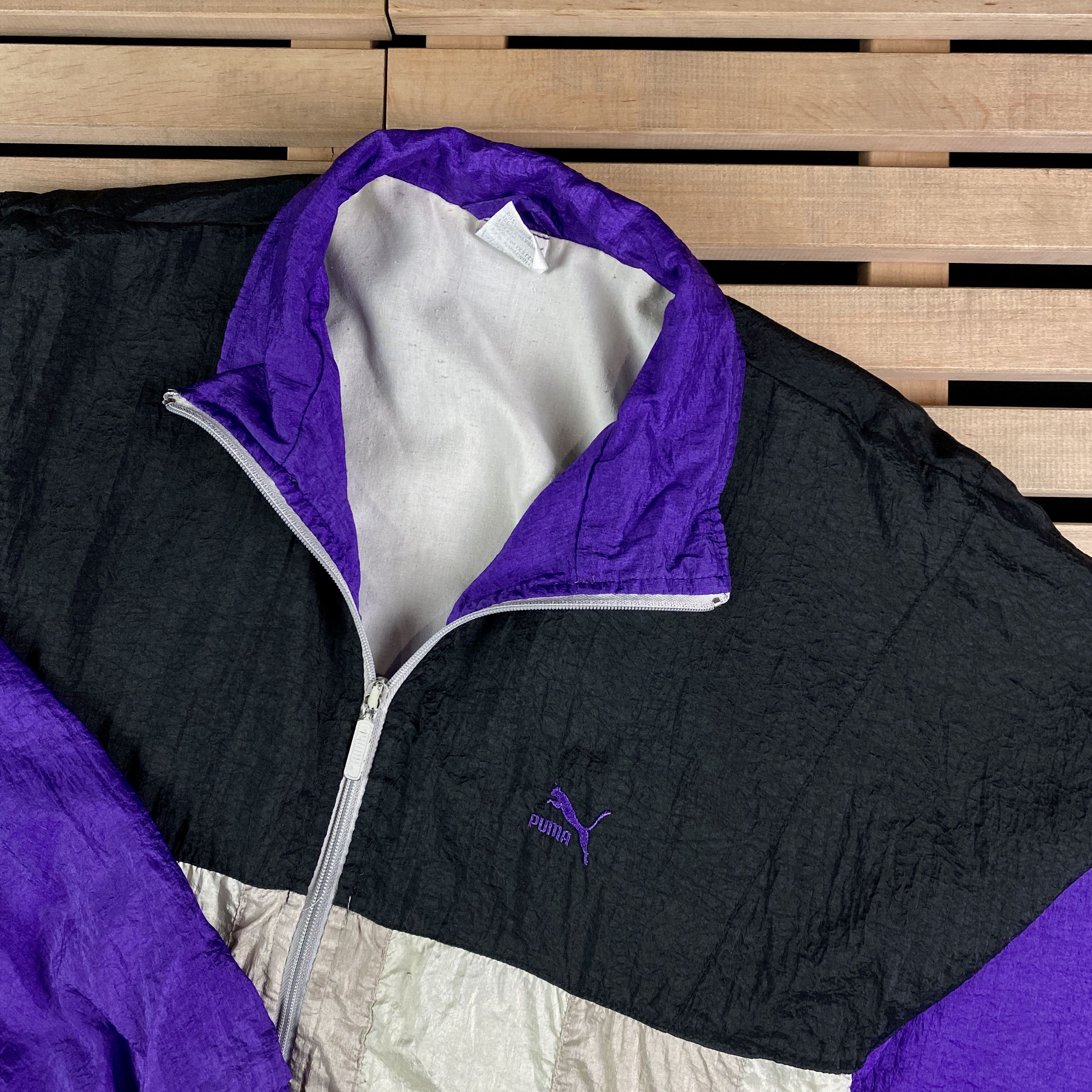 Puma × Vintage Mens Bomber Jacket Puma Vintage Size M Size US M / EU 48-50 / 2 - 2 Thumbnail