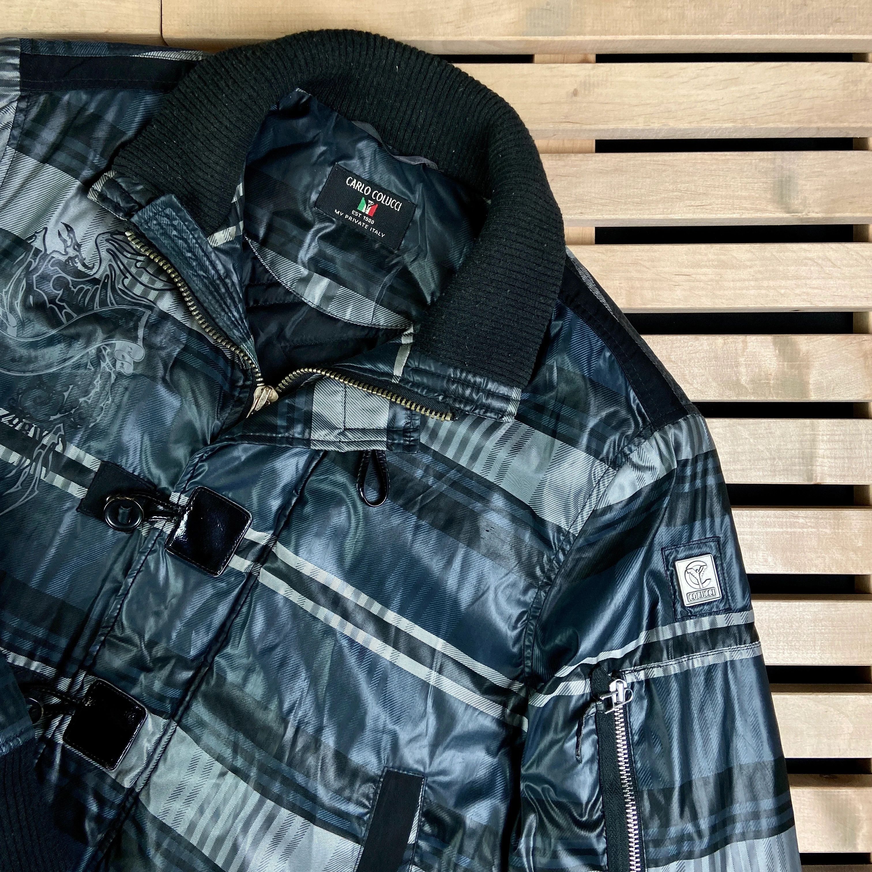 Carlo Colucci Mens Bomber Jacket Carlo Colucci Size 50 Size US M / EU 48-50 / 2 - 2 Thumbnail