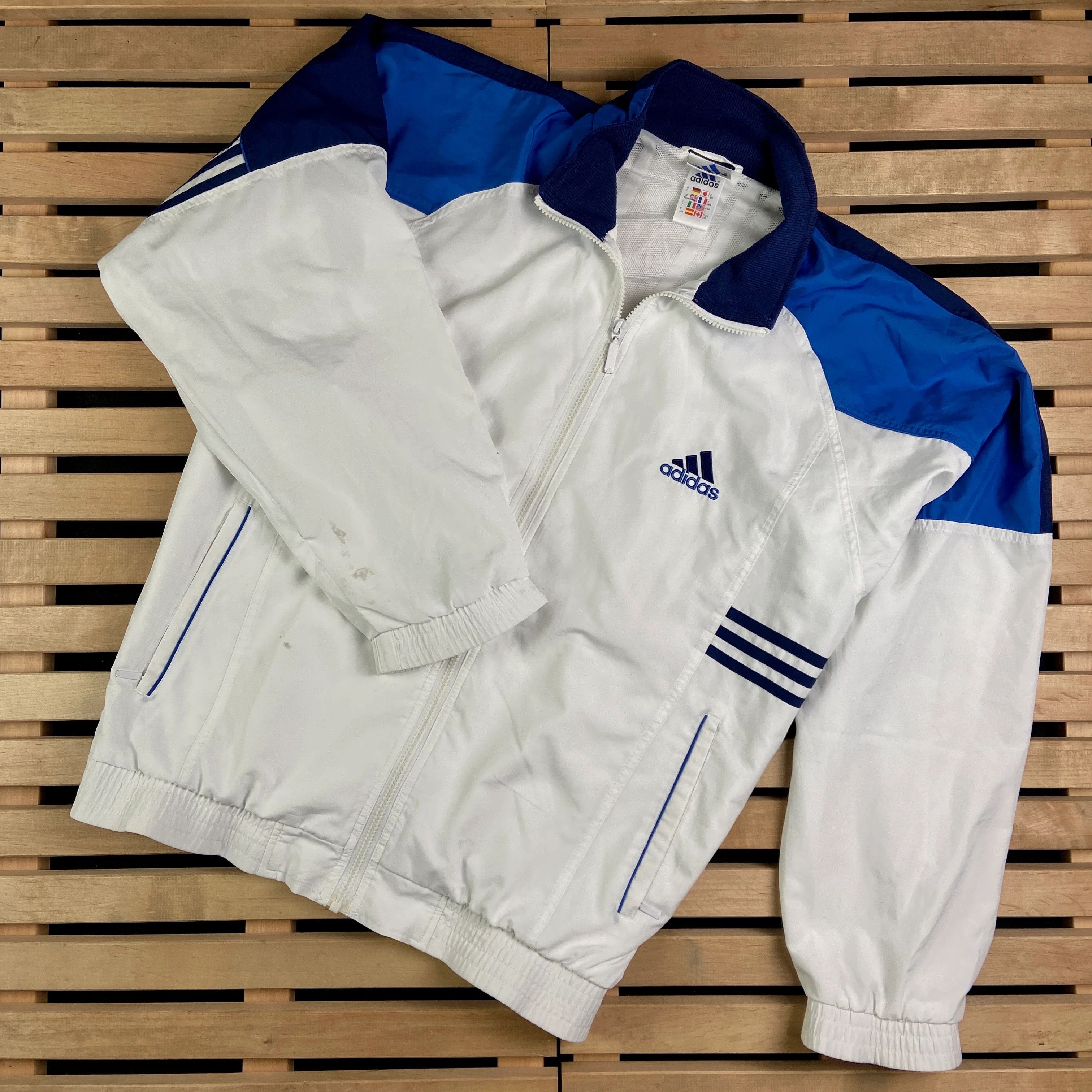 Adidas × Vintage Mens Bomber Jacket Adidas Vintage Size L Size US L / EU 52-54 / 3 - 1 Thumbnail