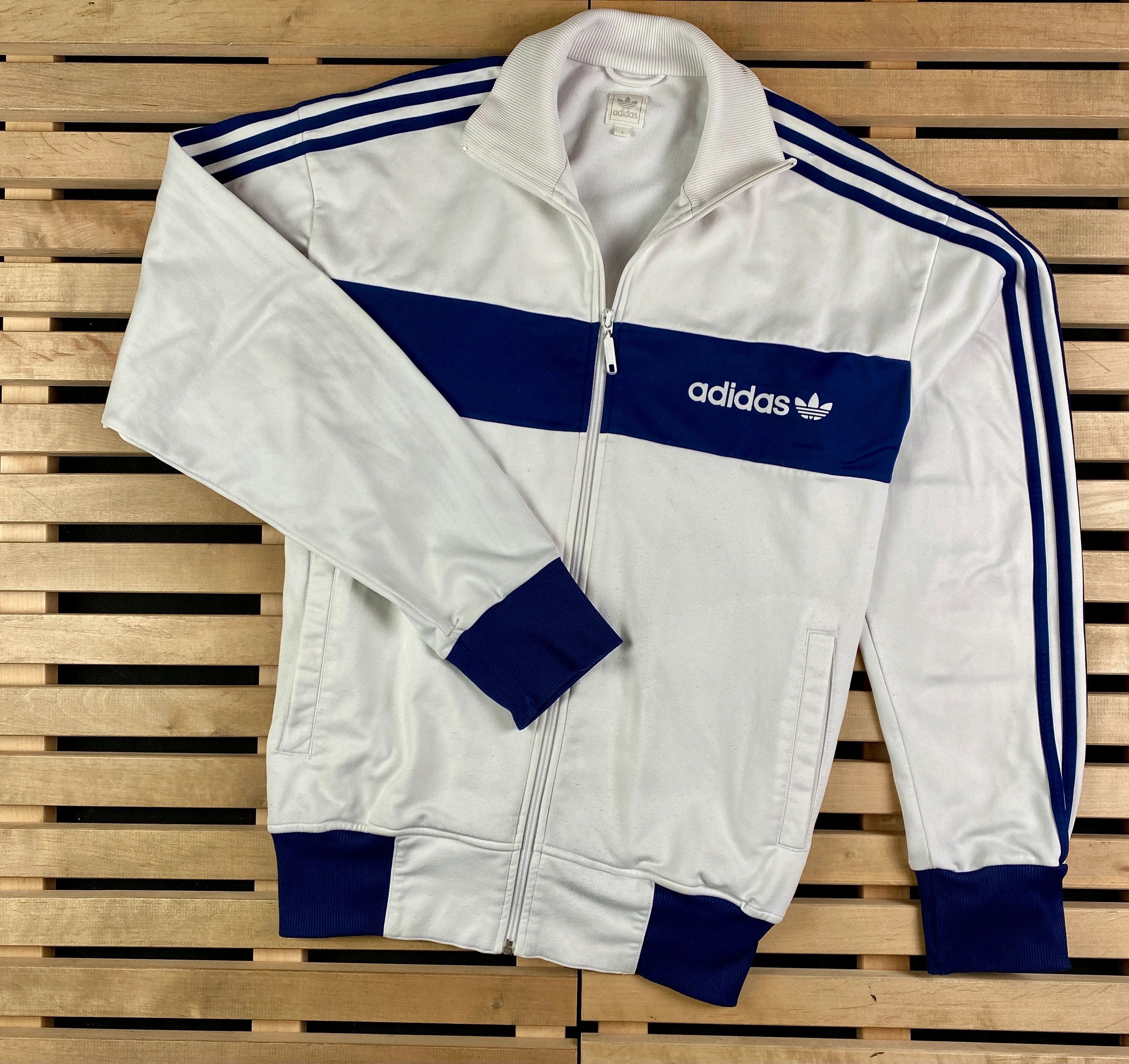 Adidas × Vintage Mens Bomber Jacket Adidas Originals Vintage Size L Size US L / EU 52-54 / 3 - 1 Thumbnail