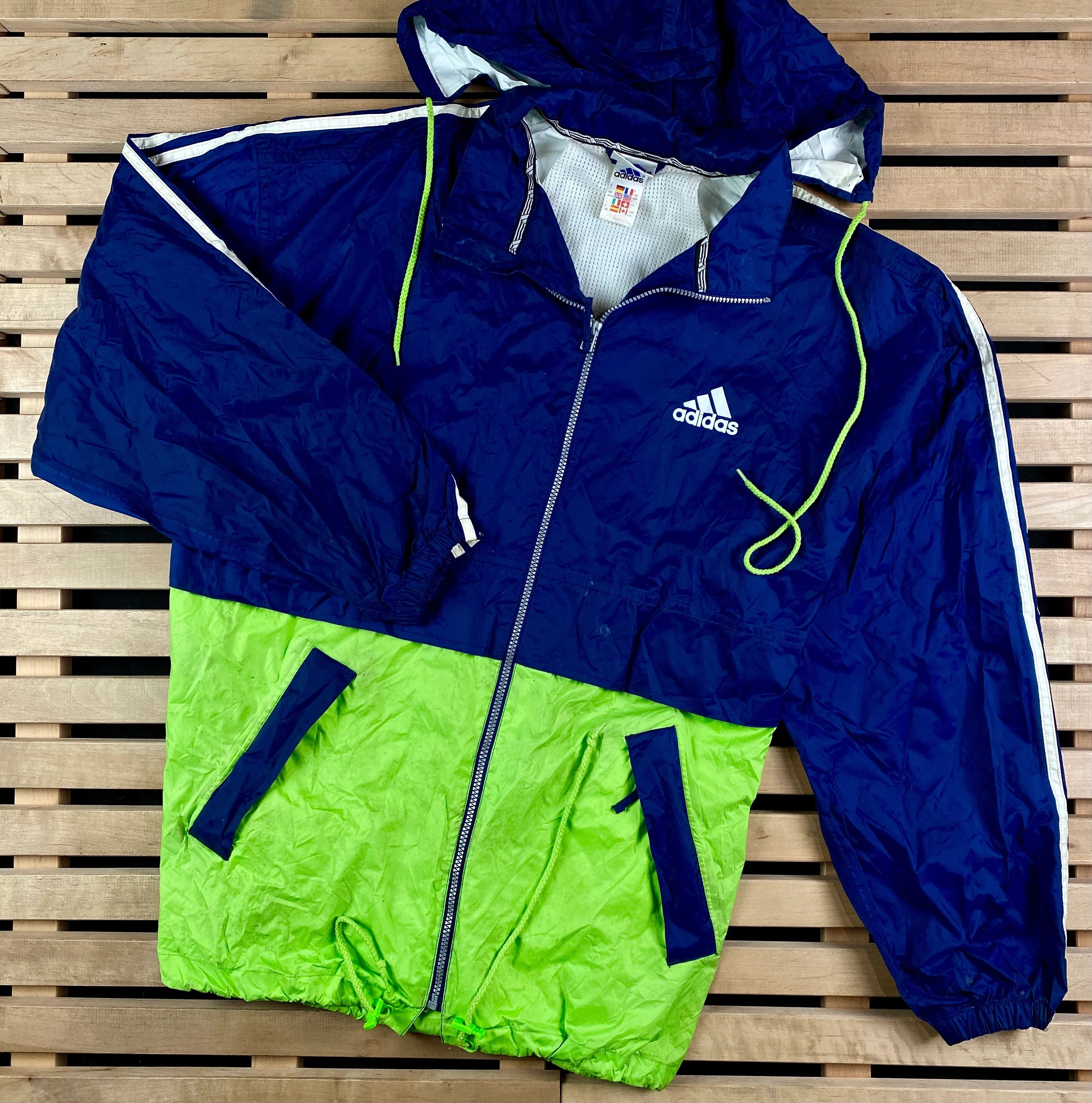 Adidas × Vintage Mens Rare Adidas Vintage Jacket Size L Size US L / EU 52-54 / 3 - 1 Thumbnail