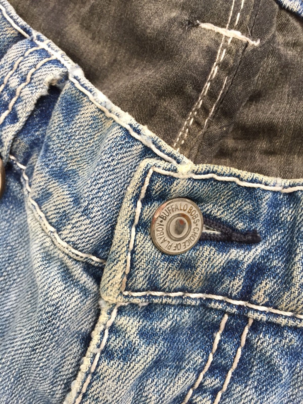 BUFFALO BOBS Japanese Brand Buffalo Bob Distressed Ripped Destroy Jeans Size US 28 / EU 44 - 10 Thumbnail