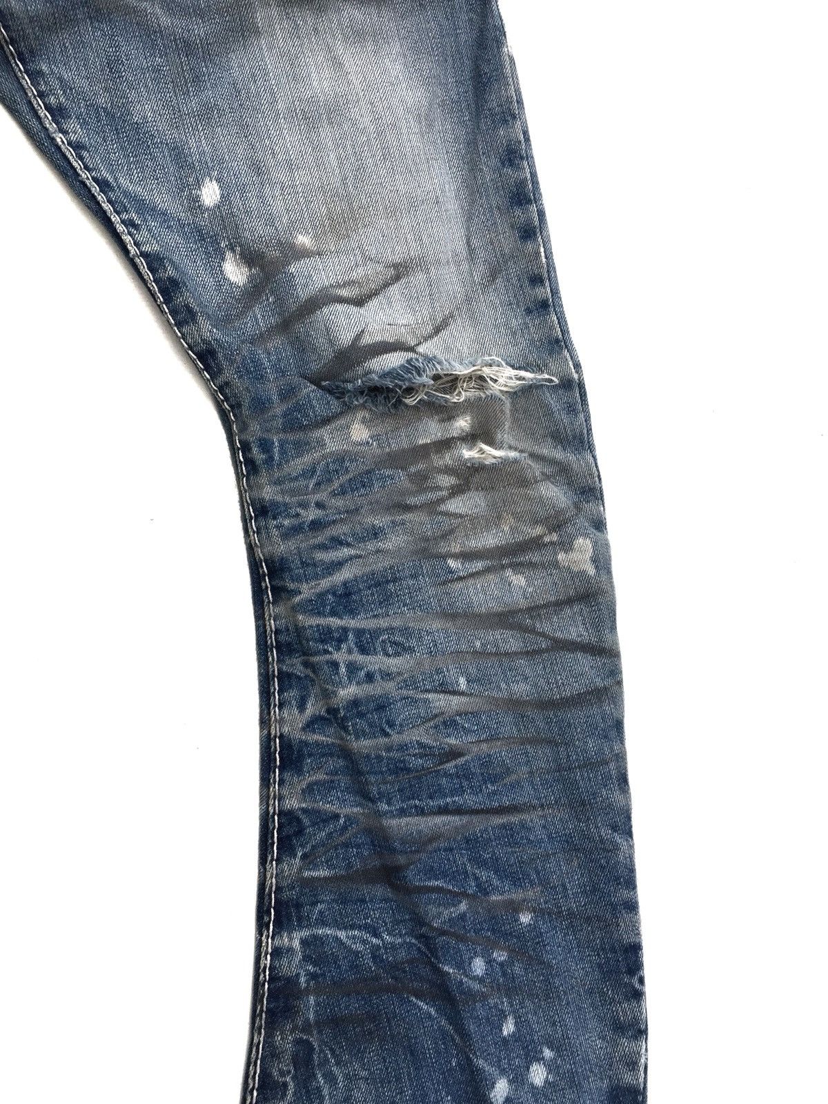 BUFFALO BOBS Japanese Brand Buffalo Bob Distressed Ripped Destroy Jeans Size US 28 / EU 44 - 8 Thumbnail