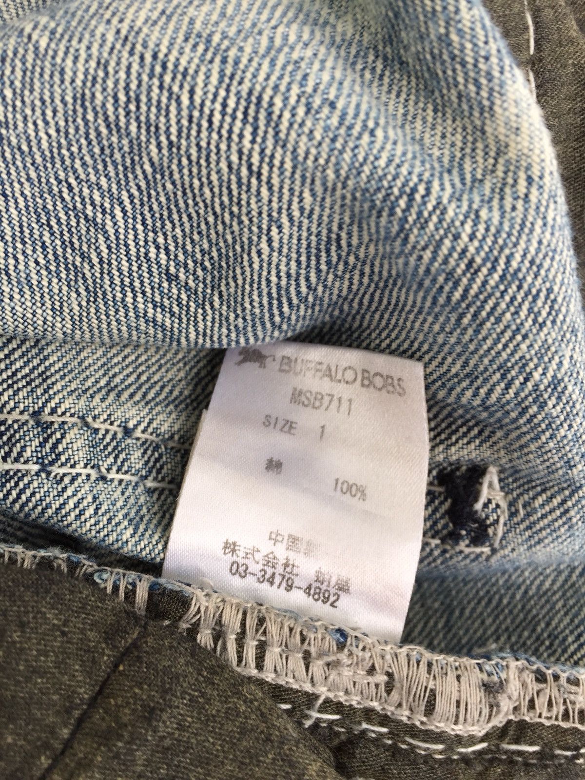 BUFFALO BOBS Japanese Brand Buffalo Bob Distressed Ripped Destroy Jeans Size US 28 / EU 44 - 11 Thumbnail