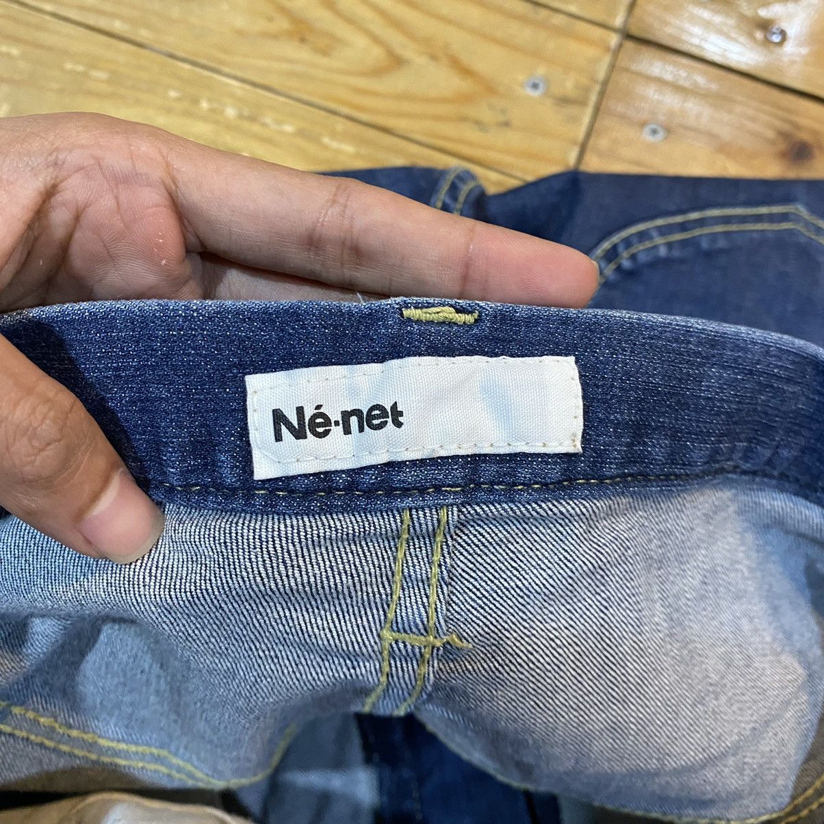 Ne-Net Issey Miyake Label Ne-Net Embroidered Mushroom Jeans Size US 30 / EU 46 - 11 Thumbnail