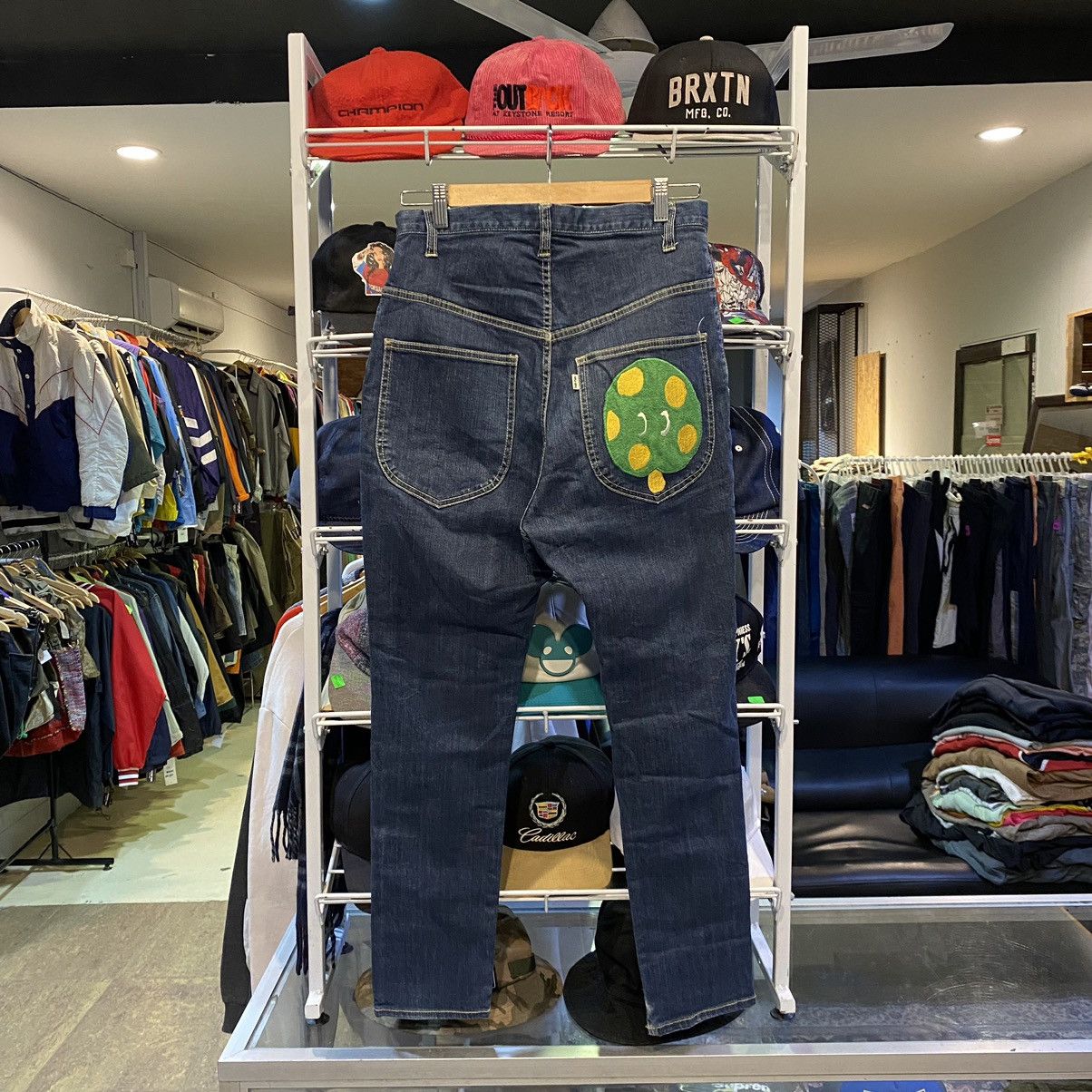 Ne-Net Issey Miyake Label Ne-Net Embroidered Mushroom Jeans Size US 30 / EU 46 - 1 Thumbnail