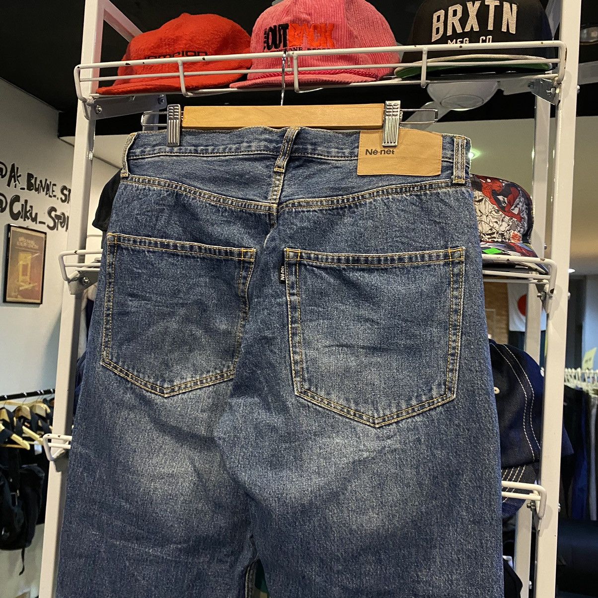 RARE Ne-Net By issey miyake Denim Jeans like New