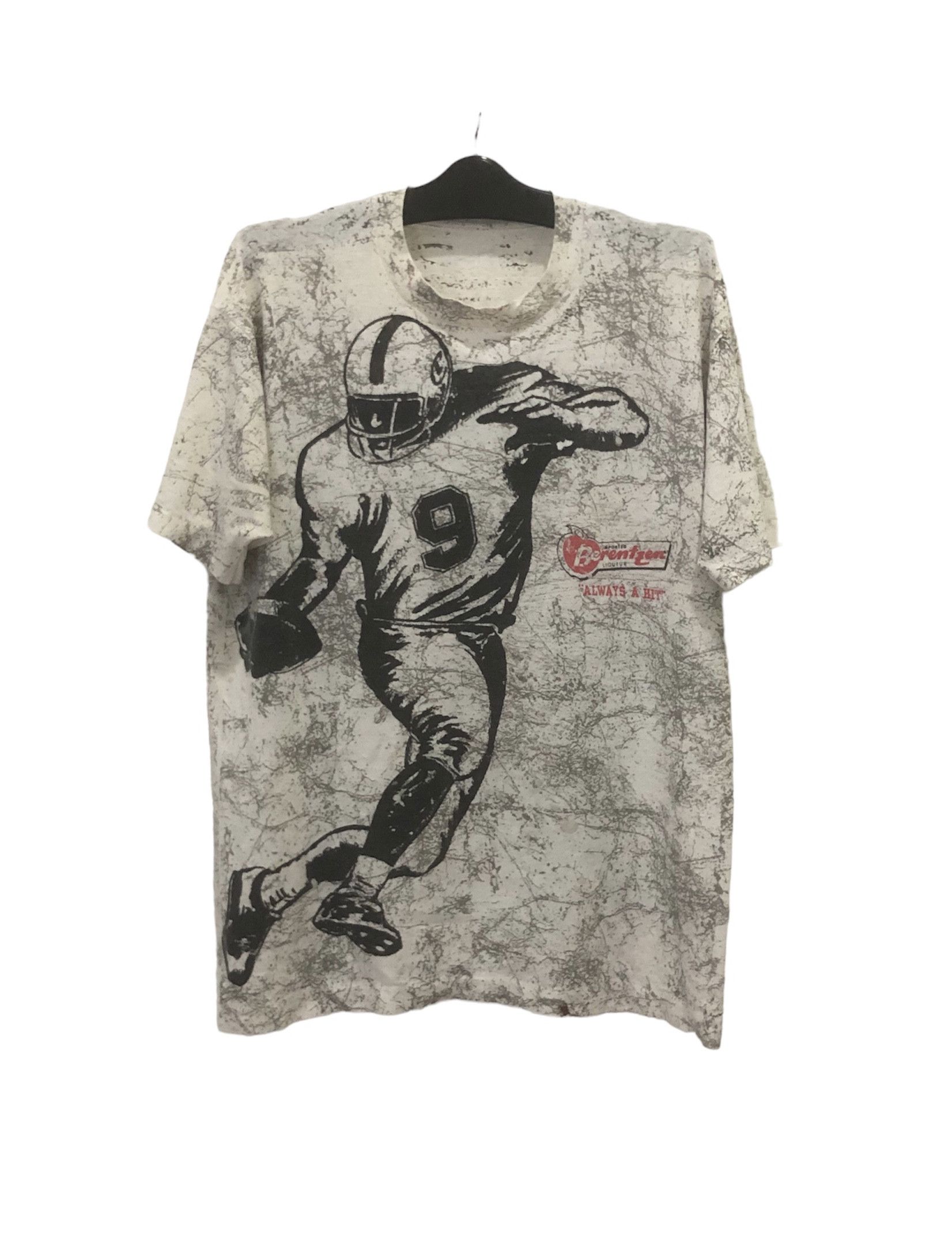 Vintage Rare 90s NFL T-shirts Fullprint