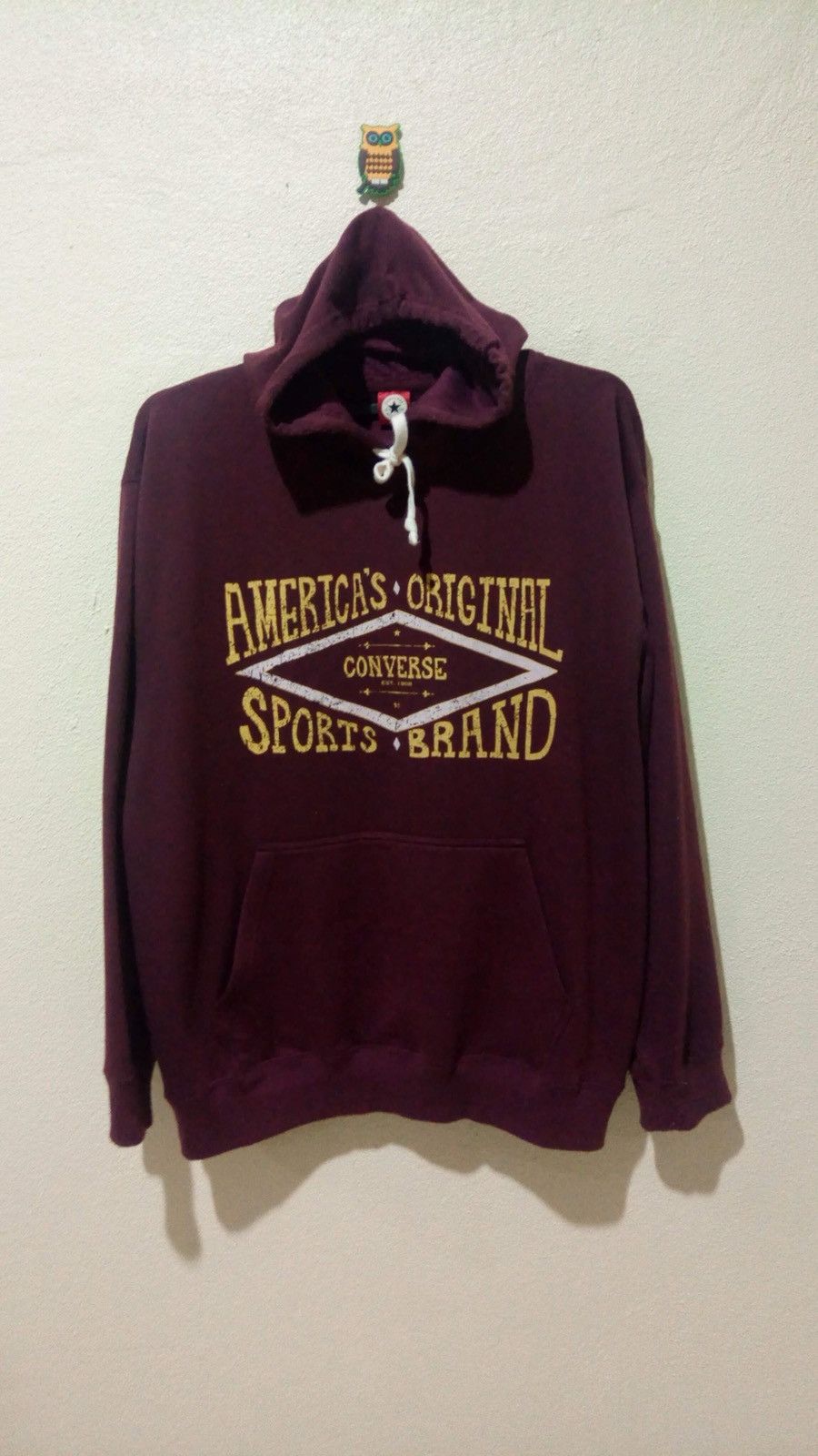 Converse × Vintage Vintage Converse sweatshirt big logo size 3L size XXL Size US XXL / EU 58 / 5 - 1 Thumbnail