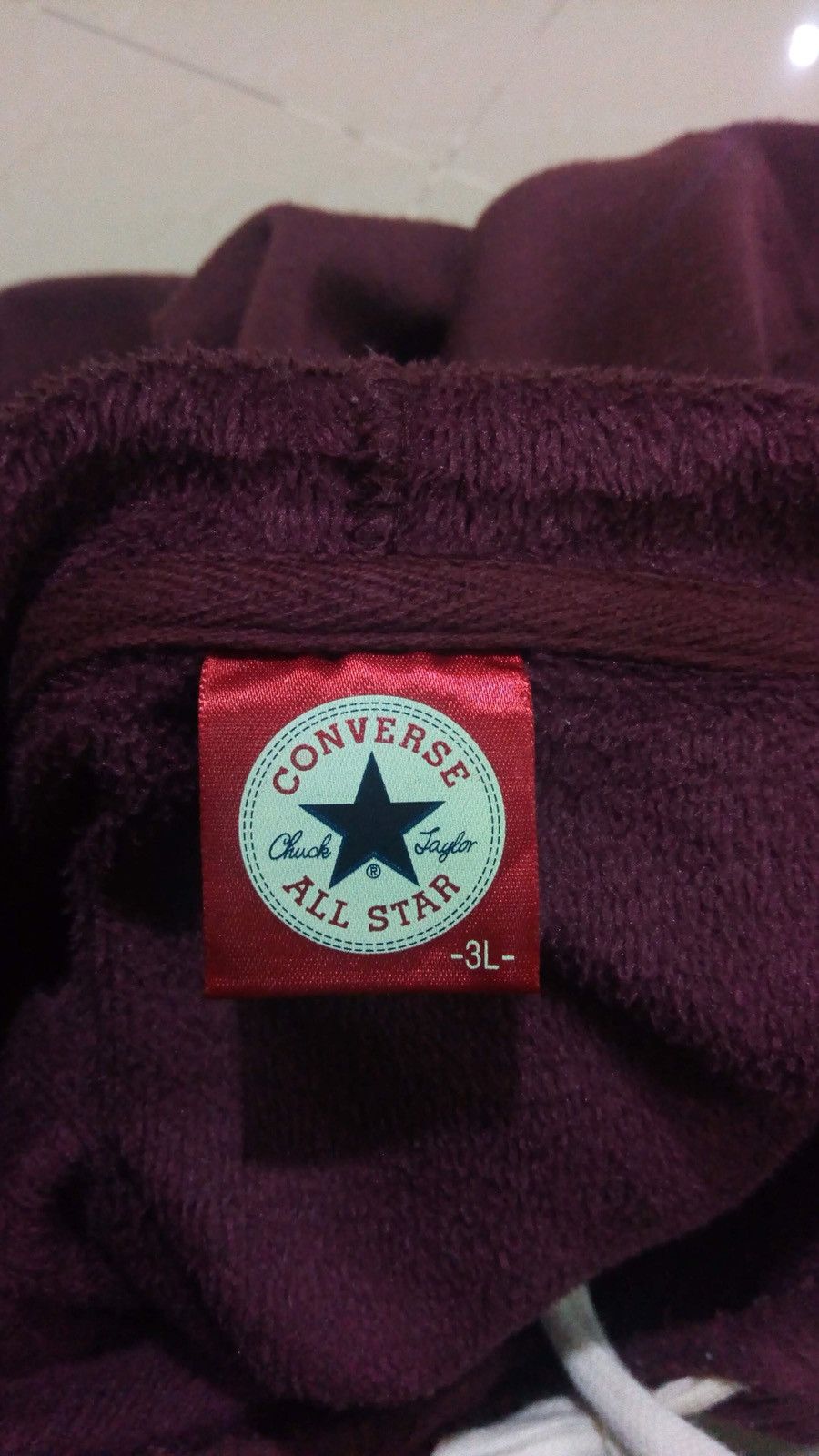 Converse × Vintage Vintage Converse sweatshirt big logo size 3L size XXL Size US XXL / EU 58 / 5 - 6 Thumbnail