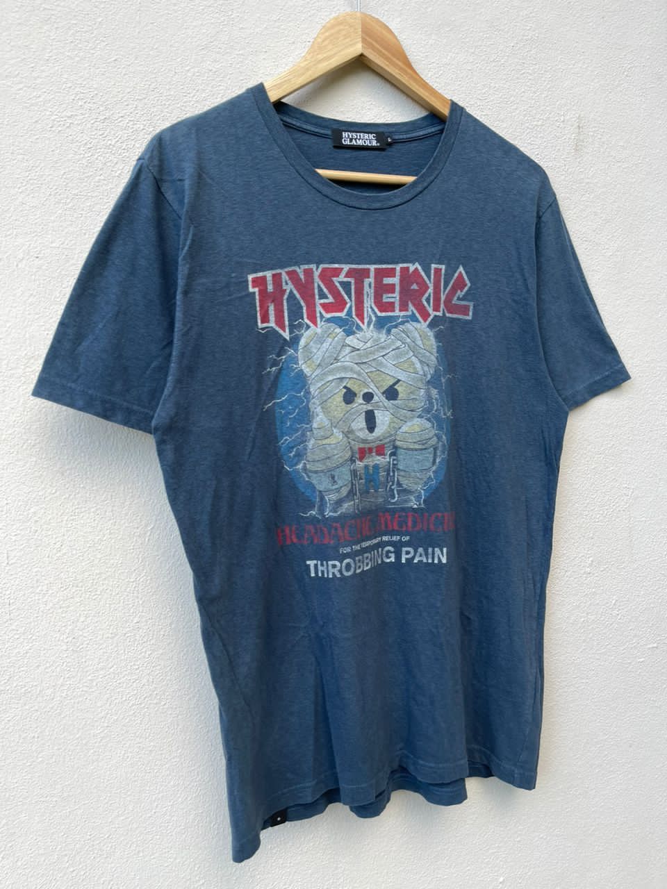 Hysteric Glamour × Iron Maiden × Japanese Brand Hysteric Glamour Headache  Medicine Tee | Grailed