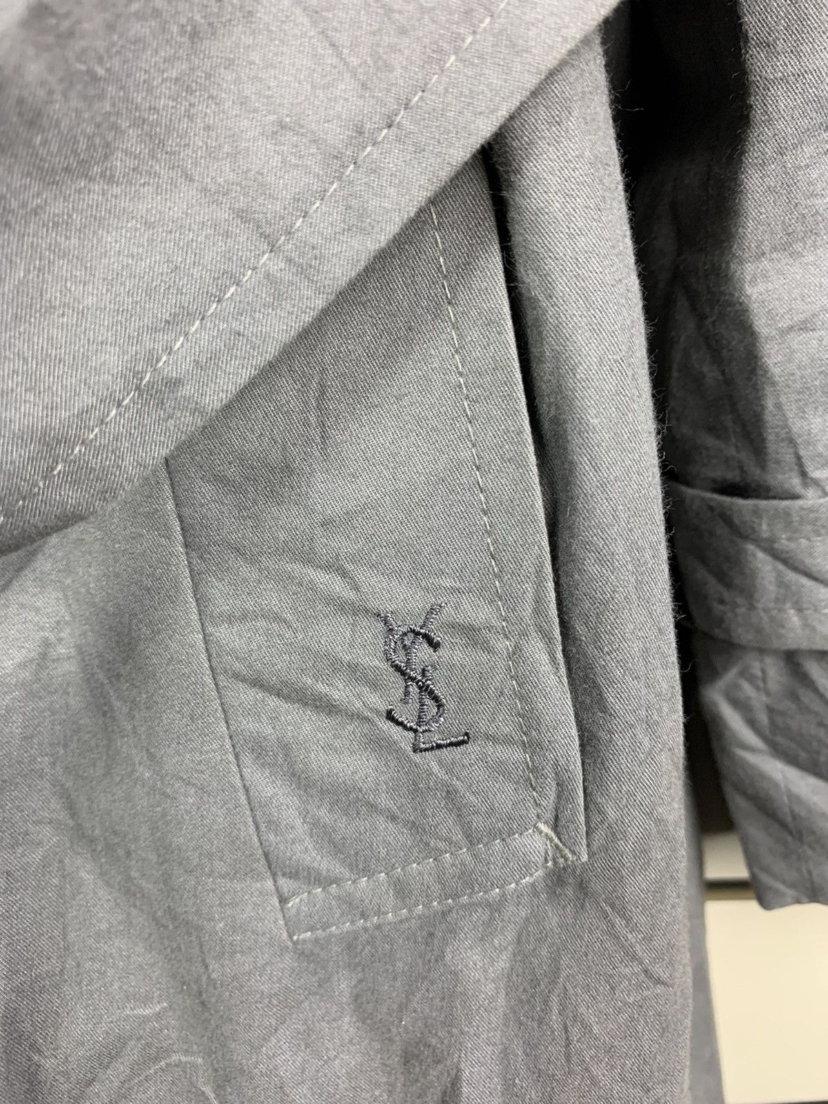 Vintage Vintage Ysl Trench Coat Size US M / EU 48-50 / 2 - 16 Thumbnail