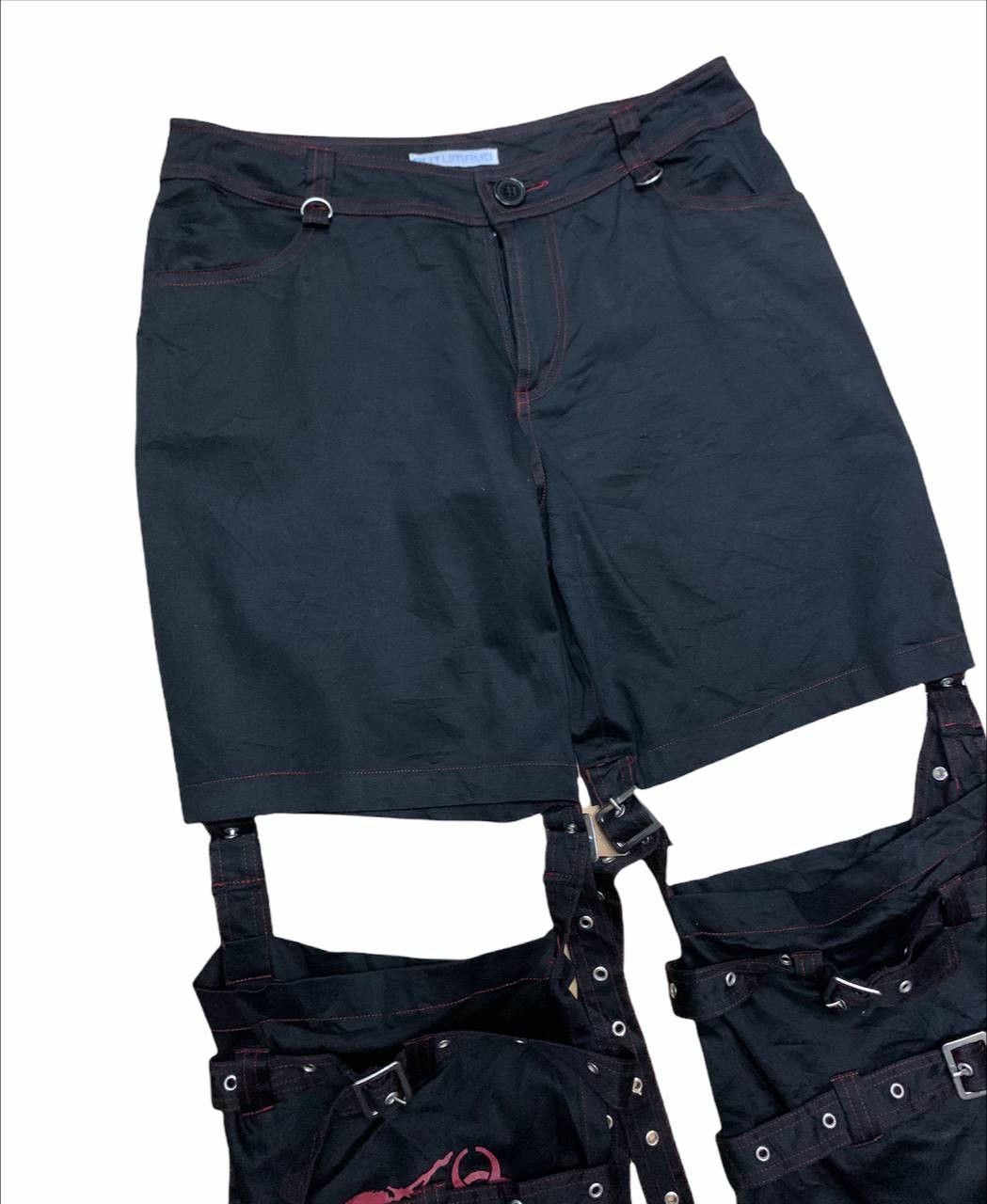 Japanese Brand Flared Japanese Brand Bondage Punk Rock Pants Size US 28 / EU 44 - 6 Thumbnail