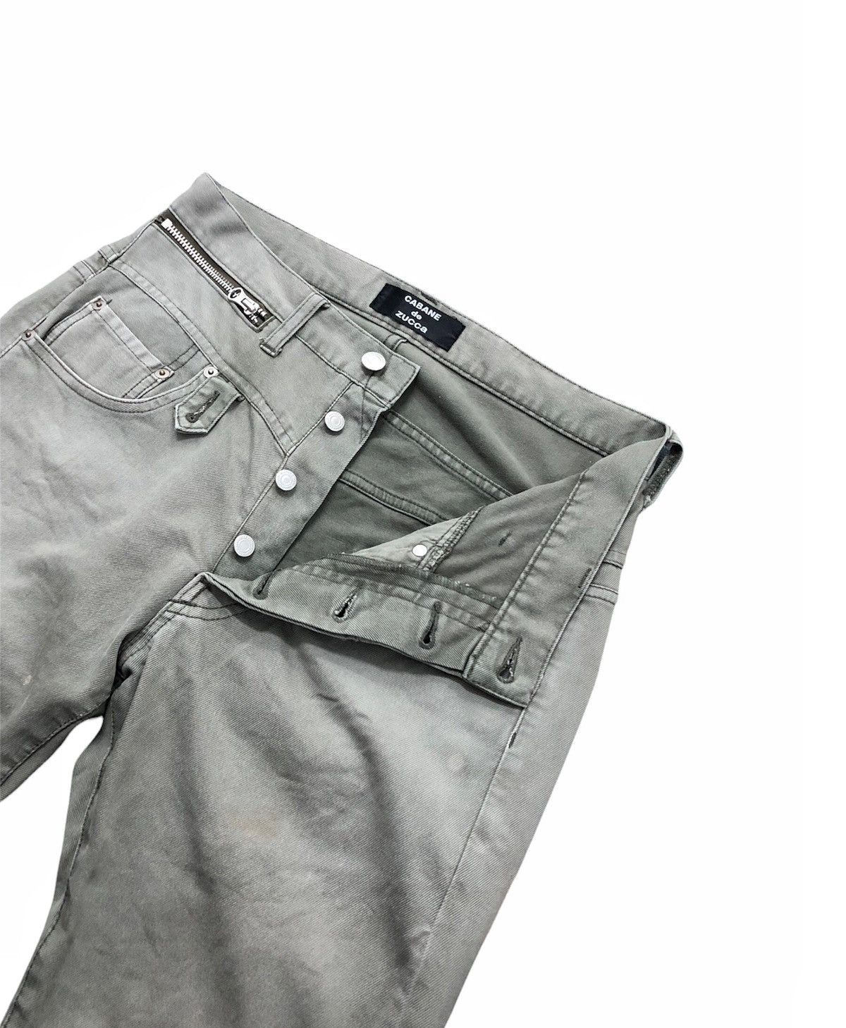 CABANE de ZUCCa AW2008 Cabane De Zucca hybrid cut button pant Size US 32 / EU 48 - 9 Thumbnail