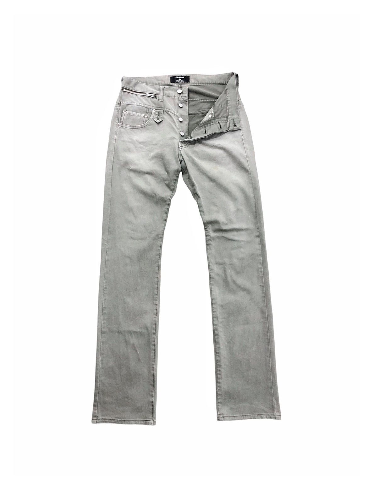 CABANE de ZUCCa AW2008 Cabane De Zucca hybrid cut button pant Size US 32 / EU 48 - 2 Thumbnail