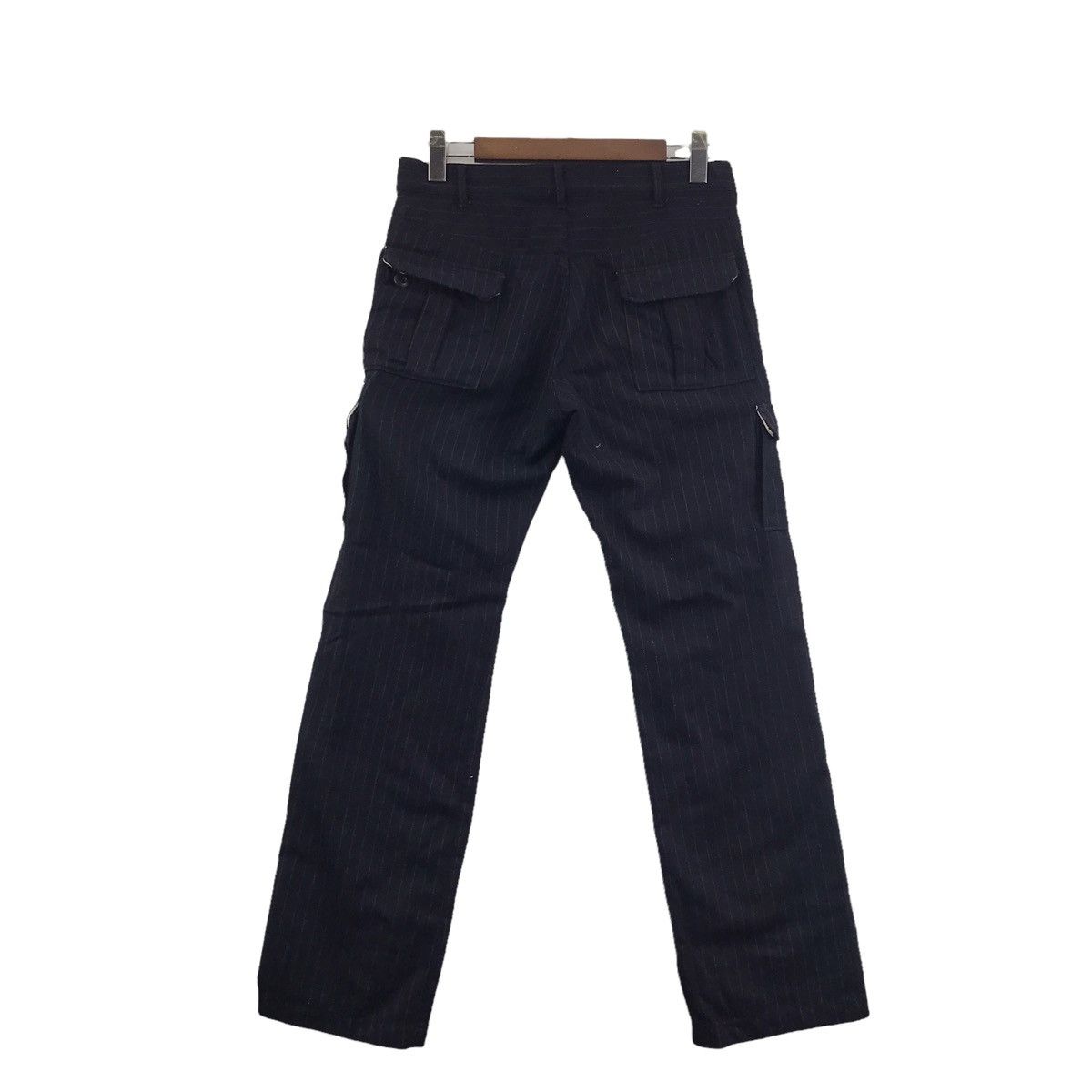 SHIPS SHIPS Japanese Brand Stripes Hickory Wool Cargo TrousersPant Size US 31 - 6 Thumbnail