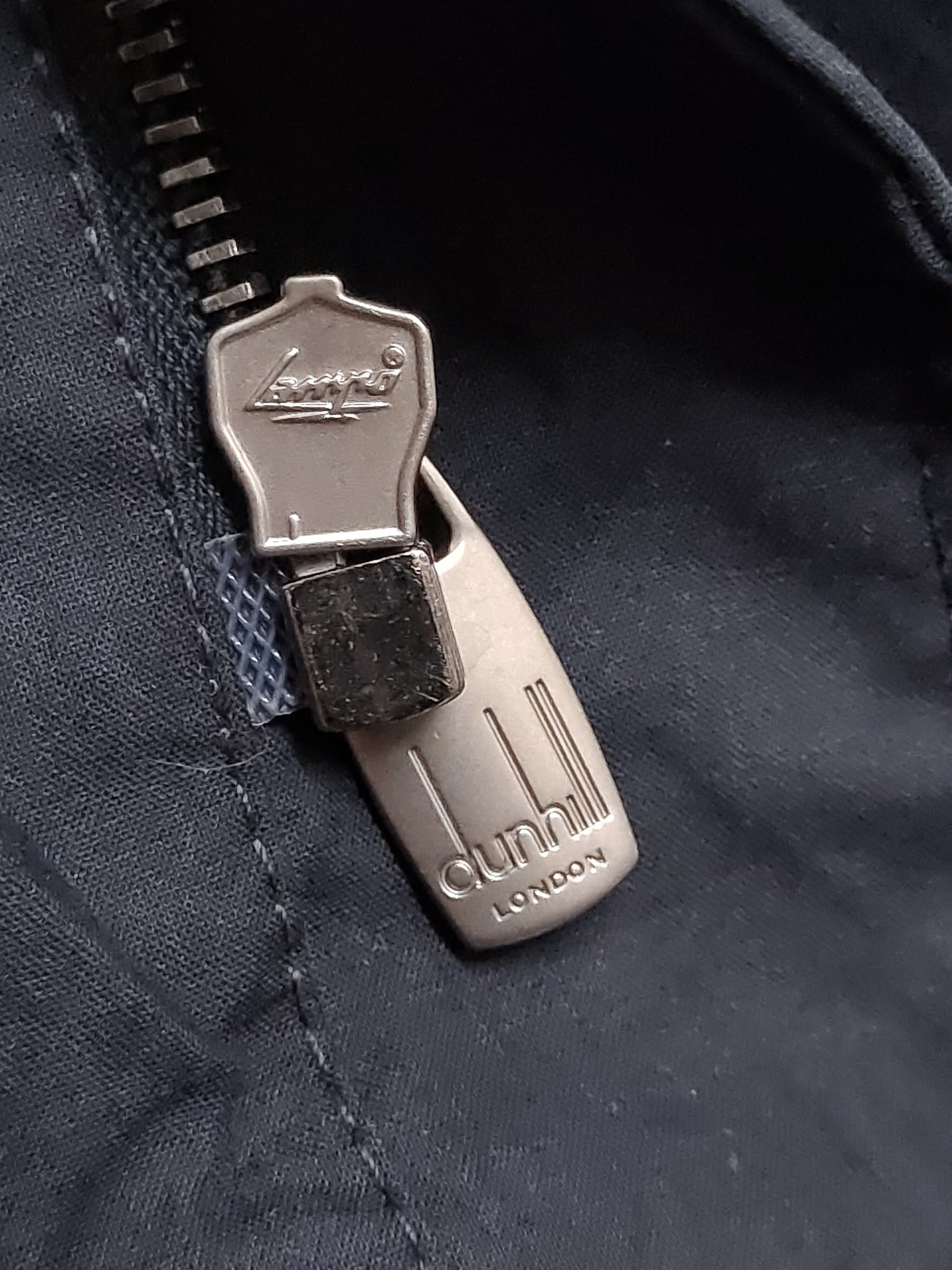 Alfred Dunhill Dunhill Vintage zip jacket double pocket black Size US S / EU 44-46 / 1 - 8 Thumbnail