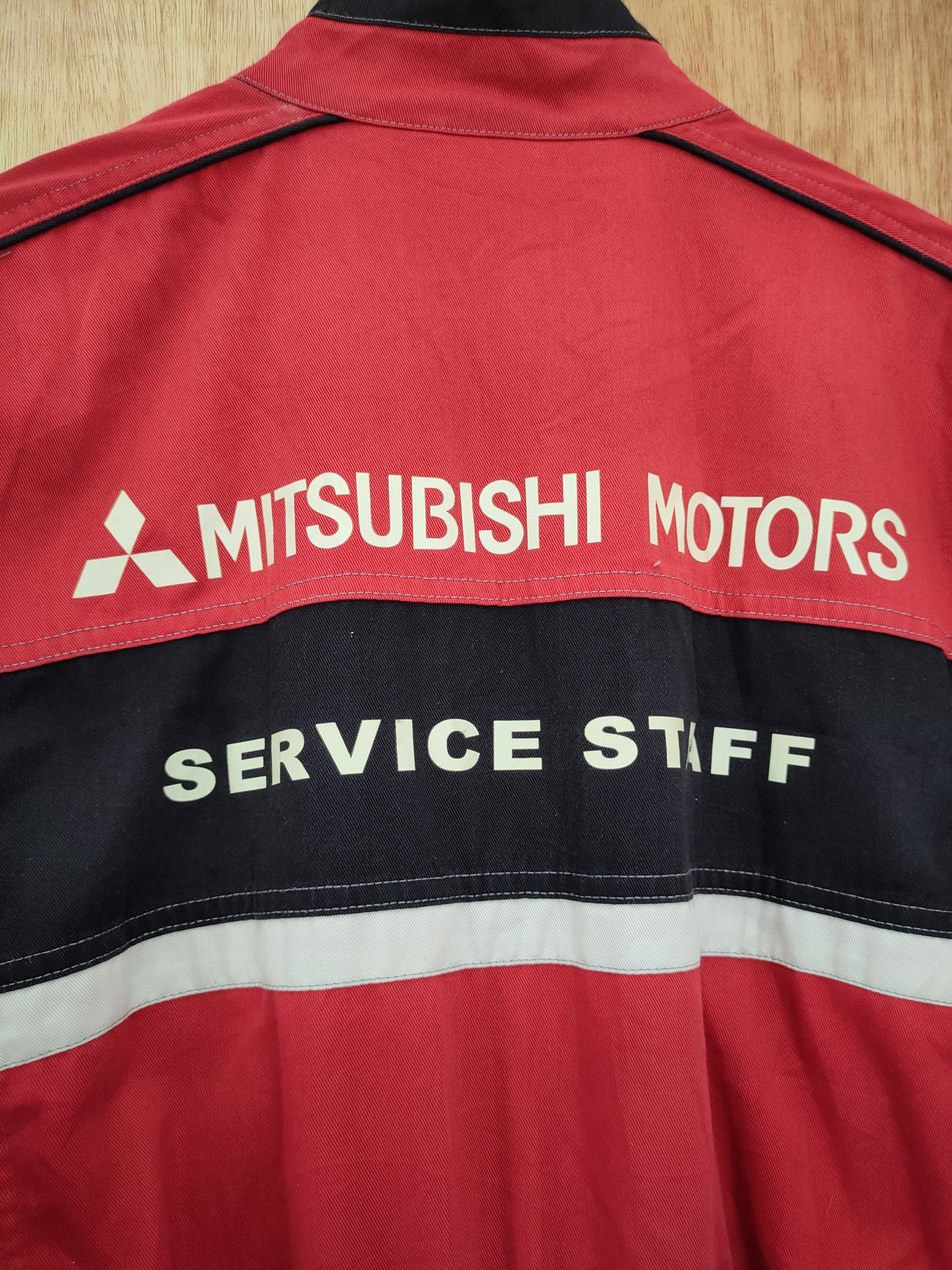 Japanese Brand Mitsubishi service Staff rally art racing coverall #46-201 Size US 34 / EU 50 - 5 Thumbnail