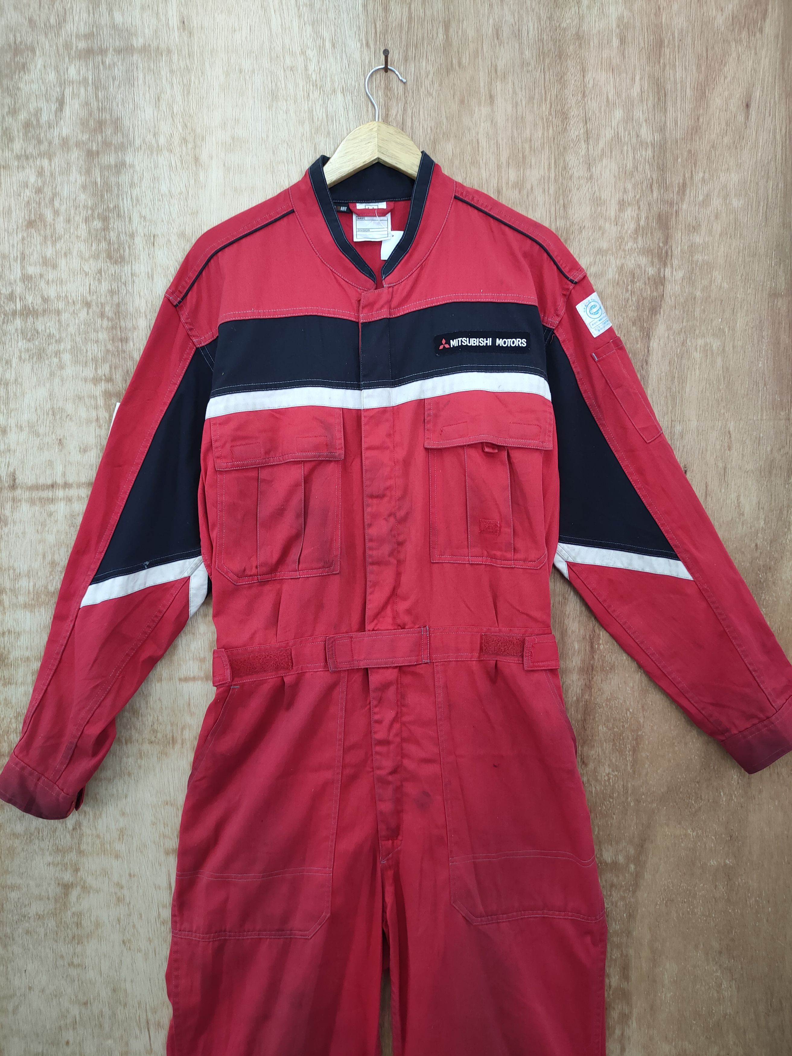 Japanese Brand Mitsubishi service Staff rally art racing coverall #46-201 Size US 34 / EU 50 - 10 Thumbnail