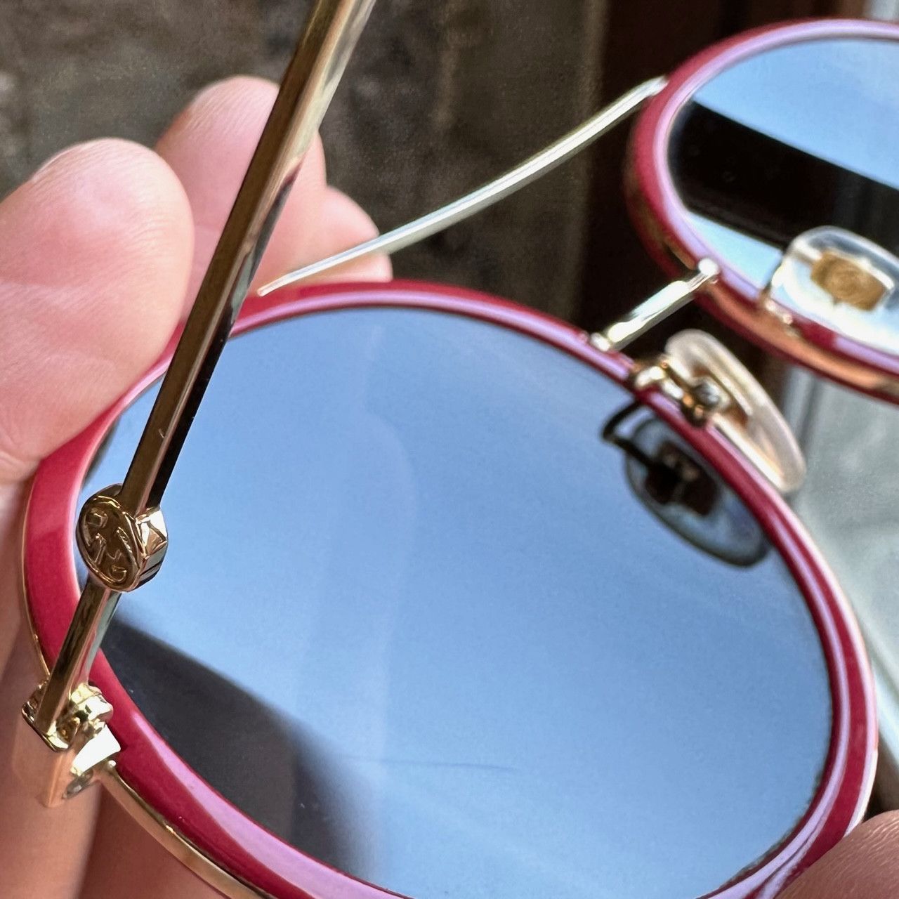 Gucci Gucci GG0061S Red Round Embellished Sunglasses Size ONE SIZE - 10 Thumbnail