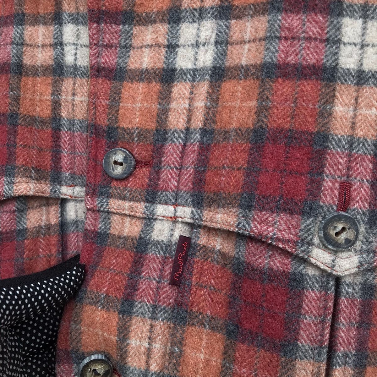 Flannel × Japanese Brand × Vintage Vintage Maul Ruck Wool flannel 4pocket made in japan Size US L / EU 52-54 / 3 - 8 Thumbnail