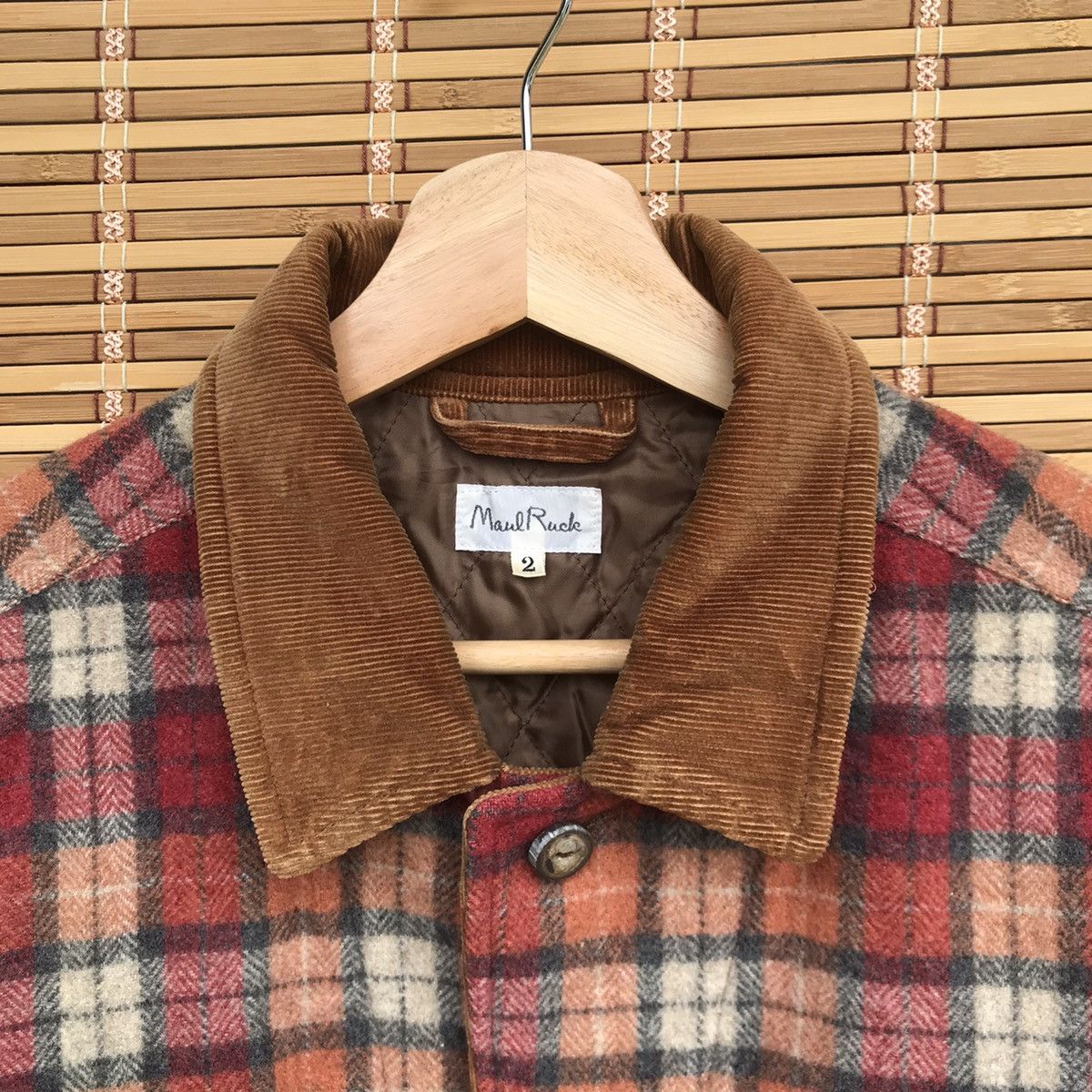 Flannel × Japanese Brand × Vintage Vintage Maul Ruck Wool flannel 4pocket made in japan Size US L / EU 52-54 / 3 - 12 Thumbnail