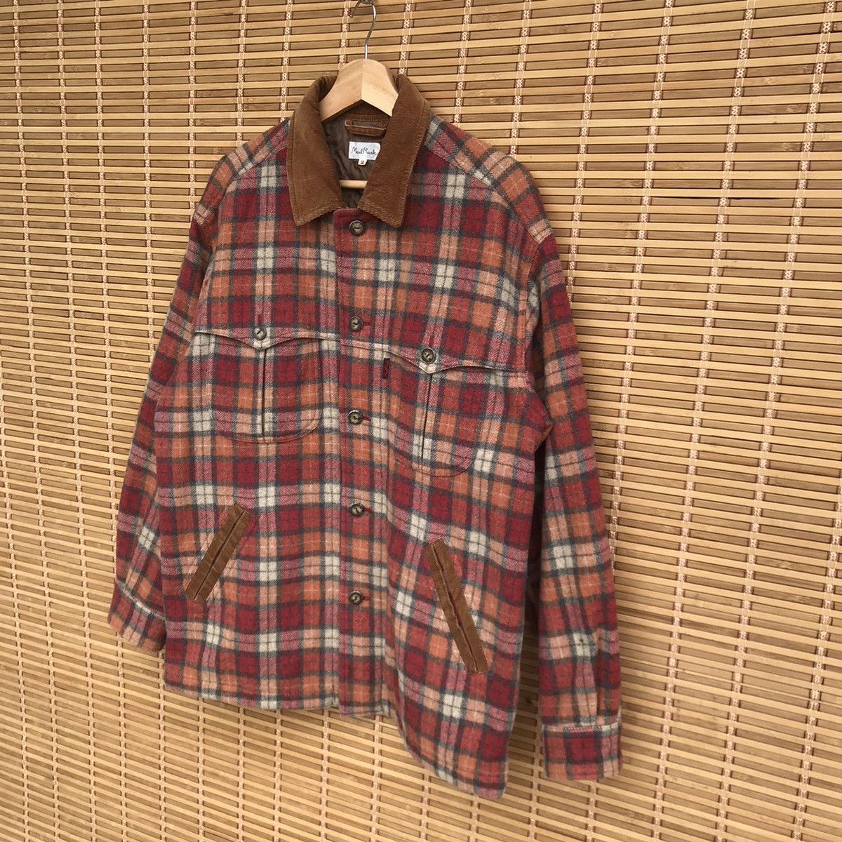 Flannel × Japanese Brand × Vintage Vintage Maul Ruck Wool flannel 4pocket made in japan Size US L / EU 52-54 / 3 - 5 Thumbnail