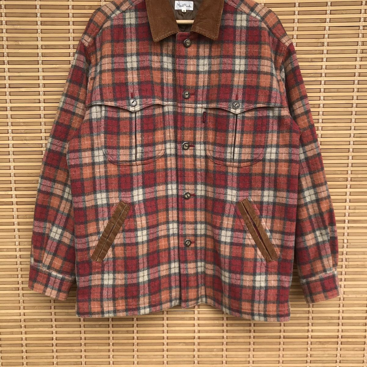 Flannel × Japanese Brand × Vintage Vintage Maul Ruck Wool flannel 4pocket made in japan Size US L / EU 52-54 / 3 - 3 Thumbnail