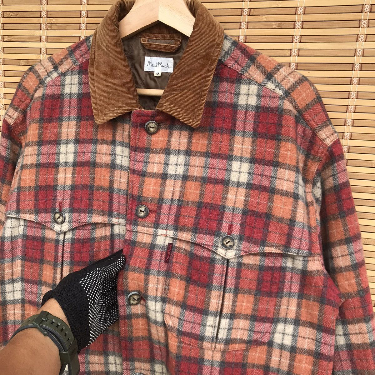 Flannel × Japanese Brand × Vintage Vintage Maul Ruck Wool flannel 4pocket made in japan Size US L / EU 52-54 / 3 - 7 Thumbnail