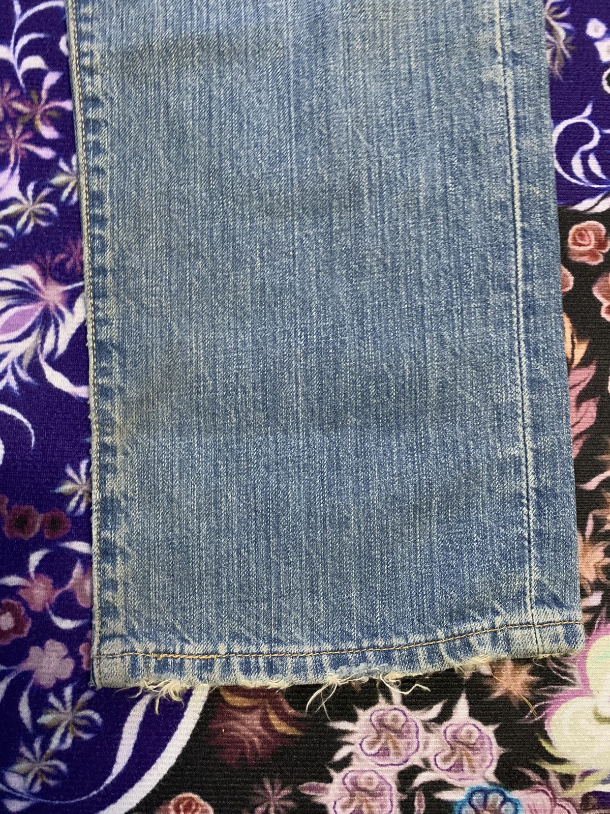 Levi's Vintage Clothing Vintage Levis 501 Faded Distressed Rework Denim Size US 31 - 2 Thumbnail