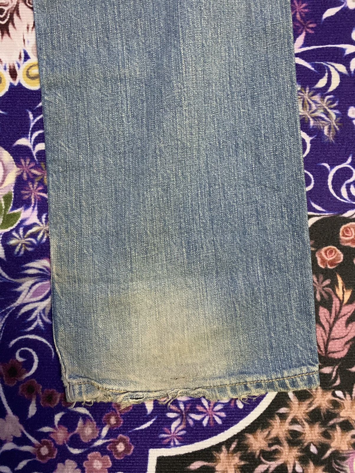 Levi's Vintage Clothing Vintage Levis 501 Faded Distressed Rework Denim Size US 31 - 10 Thumbnail