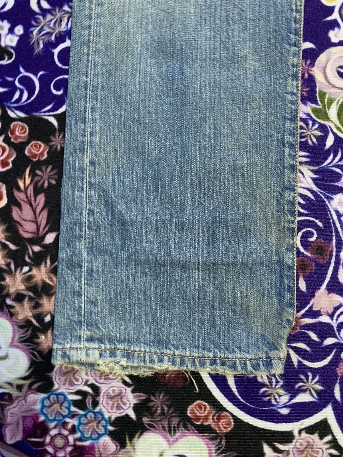 Levi's Vintage Clothing Vintage Levis 501 Faded Distressed Rework Denim Size US 31 - 3 Thumbnail