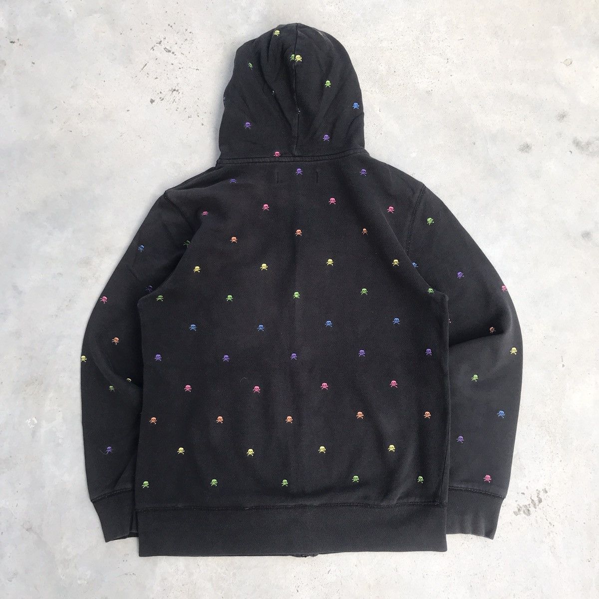 Beams Plus 2000's Beams Plus Sugar Skull Polka Dot / Balaclava Hoodie Size US M / EU 48-50 / 2 - 2 Thumbnail