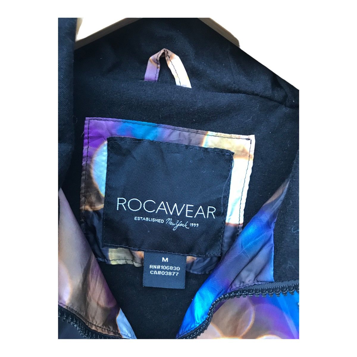 Rocawear Rocawear Multicolor Windbreaker Hoodie Streetwear Jacket Size US M / EU 48-50 / 2 - 2 Thumbnail