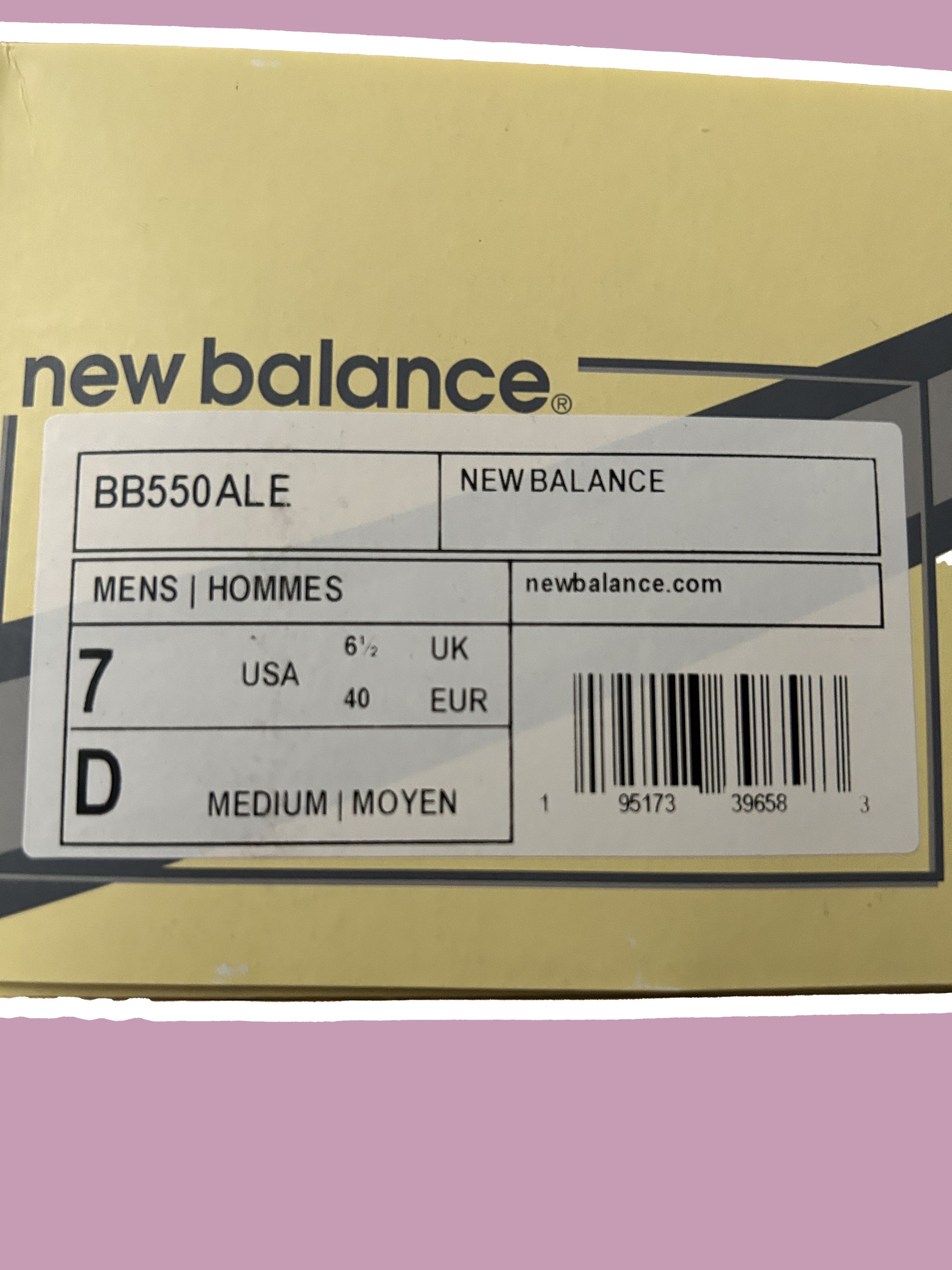 Aime Leon Dore × New Balance New Balance 550 Aime Leon Dore White Grey Silver NB BB550ALE Size US 7 / EU 40 - 10 Thumbnail
