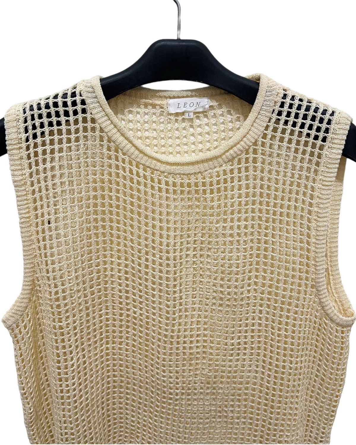 Beauty Beast × If Six Was Nine × Japanese Brand Leon japanese Open Knit Fish Net punk Top Size US M / EU 48-50 / 2 - 3 Thumbnail