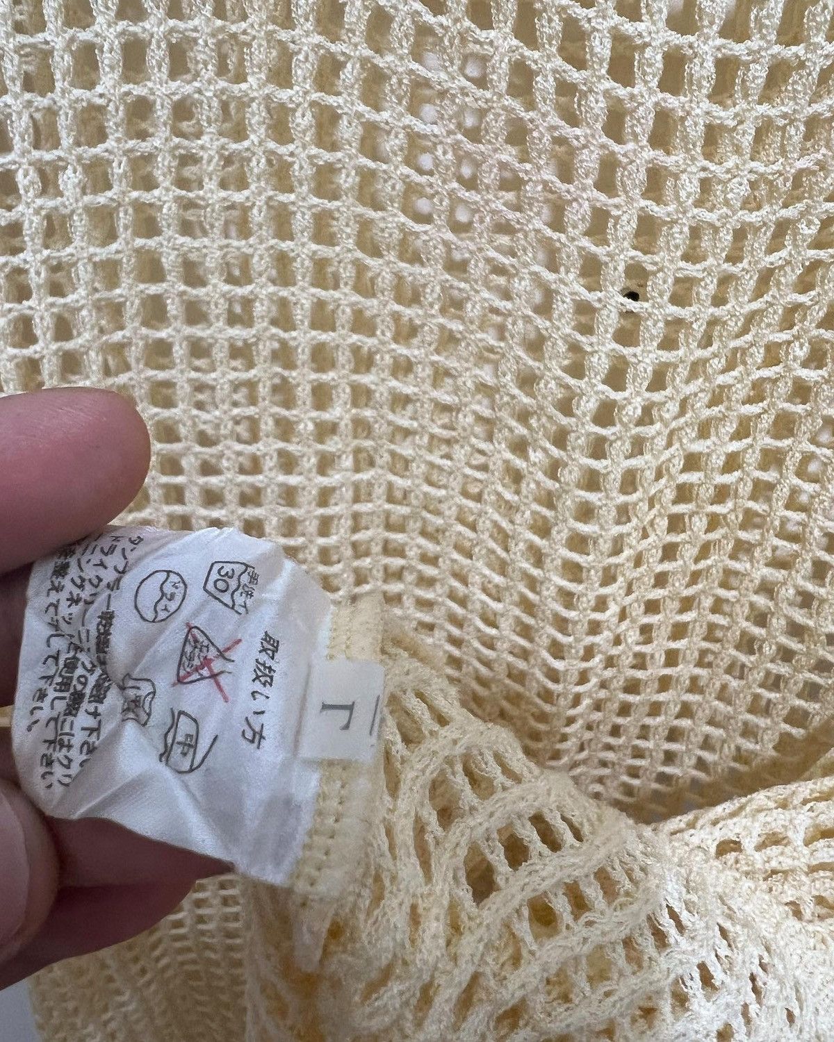 Beauty Beast × If Six Was Nine × Japanese Brand Leon japanese Open Knit Fish Net punk Top Size US M / EU 48-50 / 2 - 5 Thumbnail