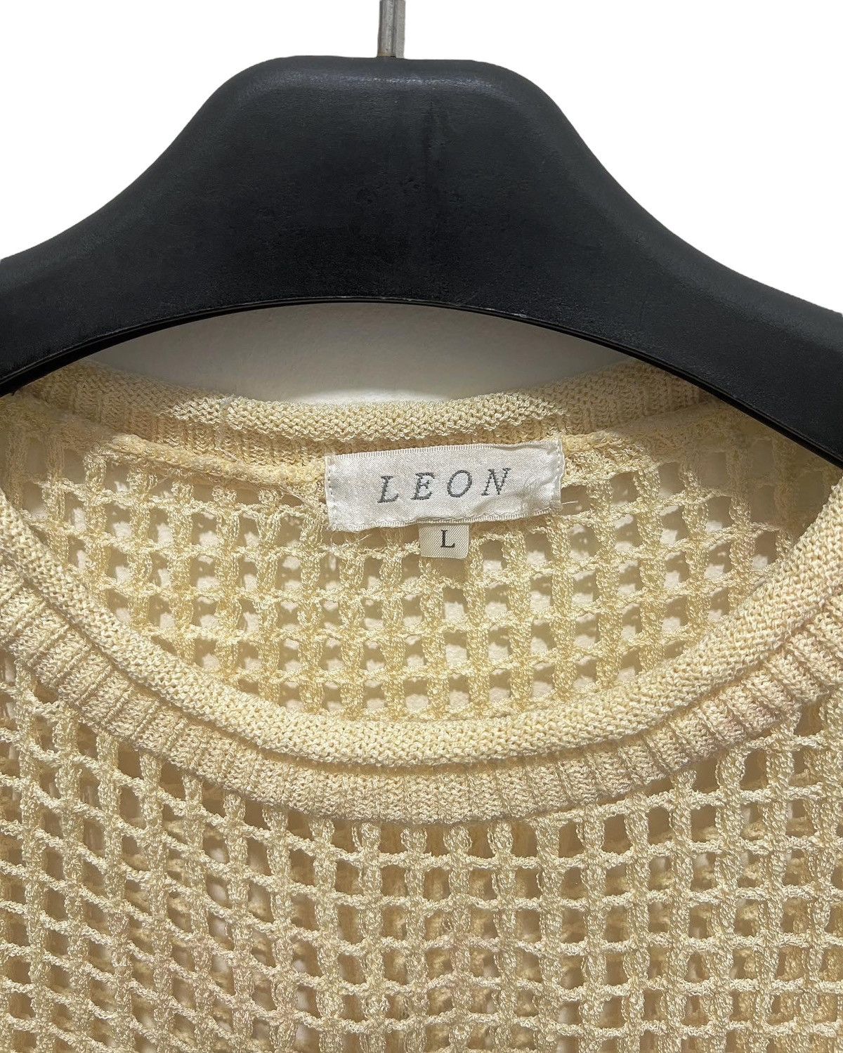 Beauty Beast × If Six Was Nine × Japanese Brand Leon japanese Open Knit Fish Net punk Top Size US M / EU 48-50 / 2 - 4 Thumbnail