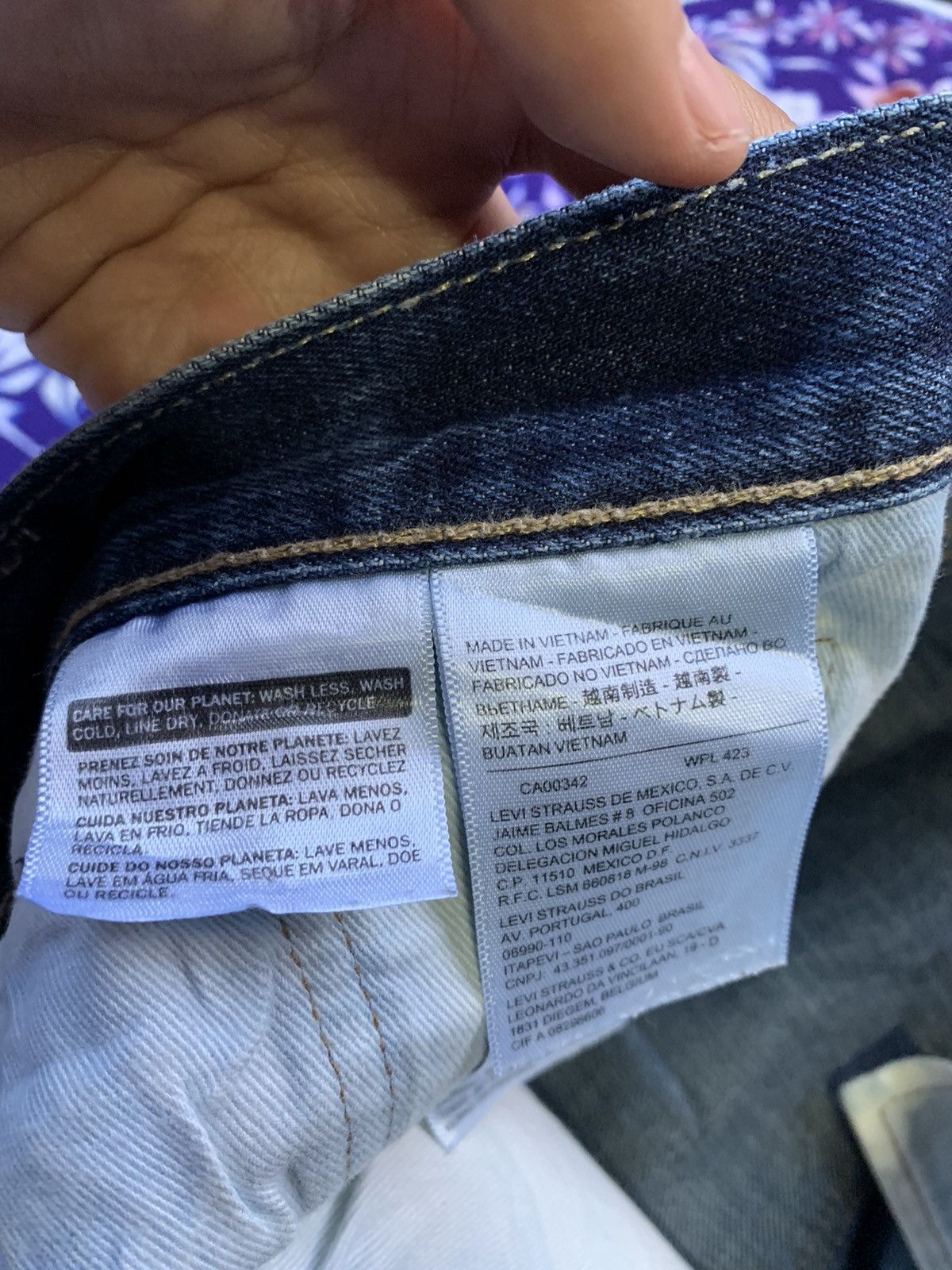 Levi's Levis 501 Faded Wash Denim Size US 32 / EU 48 - 4 Thumbnail