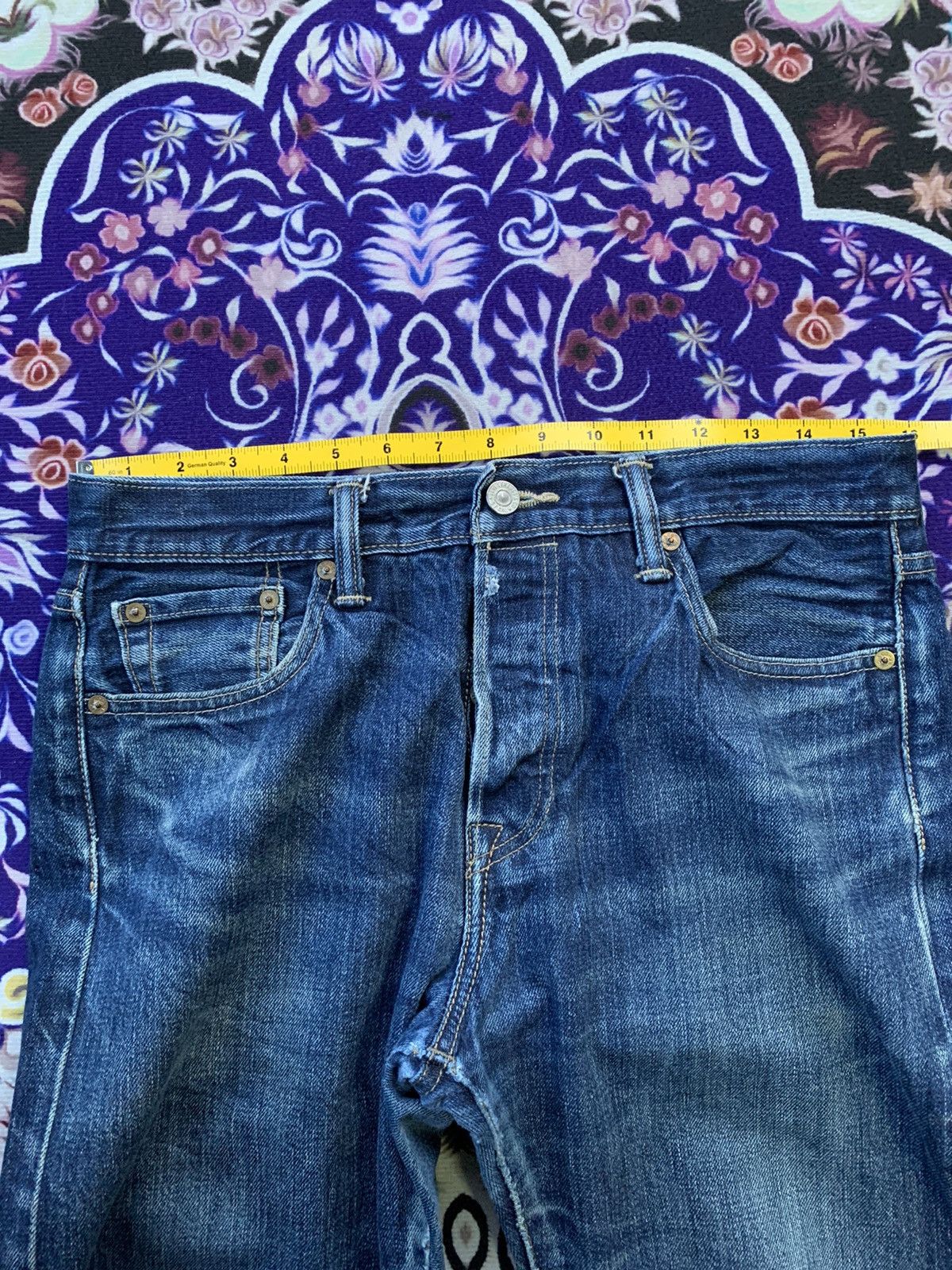 Levi's Levis 501 Faded Wash Denim Size US 32 / EU 48 - 12 Thumbnail