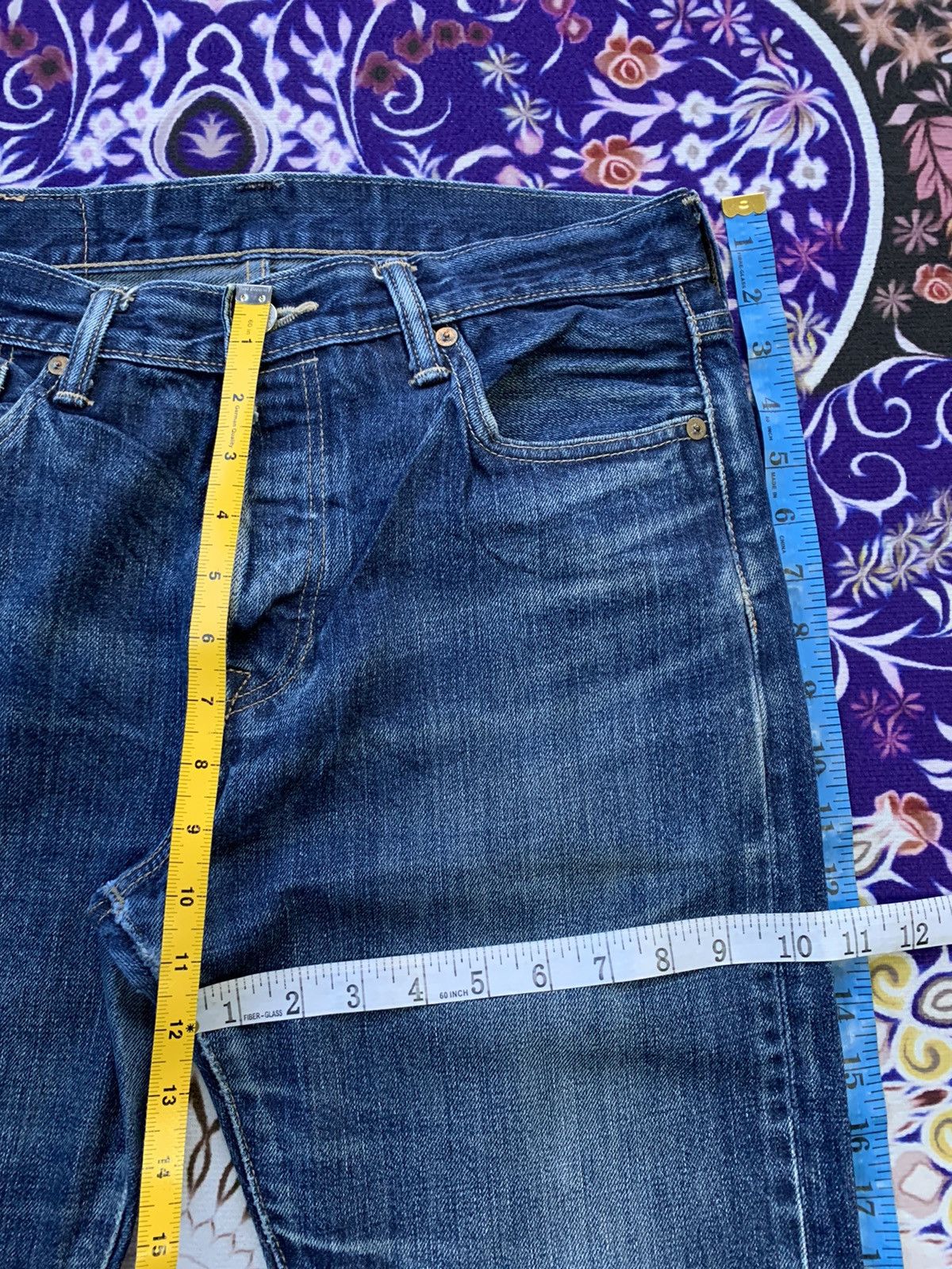 Levi's Levis 501 Faded Wash Denim Size US 32 / EU 48 - 11 Thumbnail