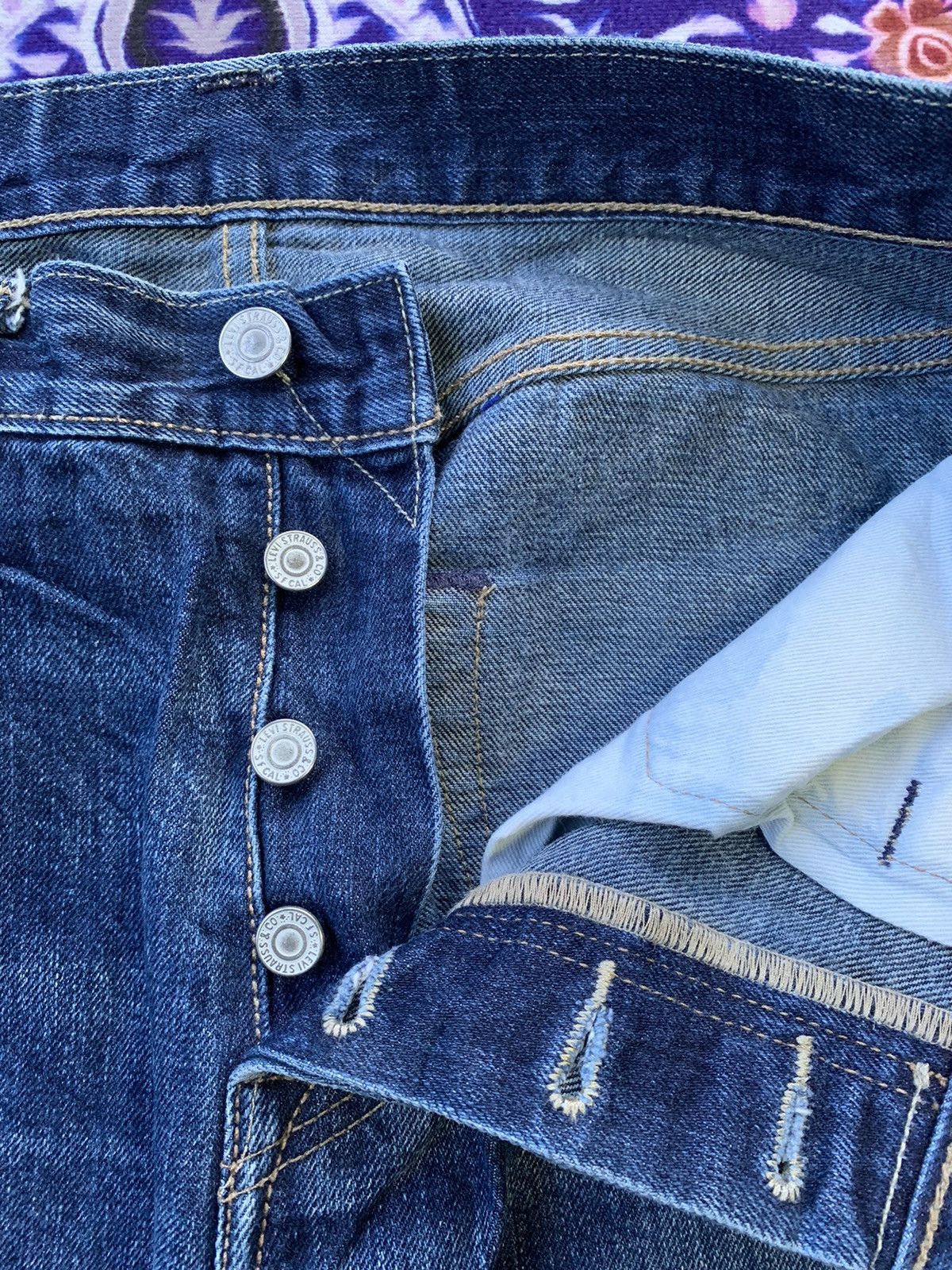 Levi's Levis 501 Faded Wash Denim Size US 32 / EU 48 - 3 Thumbnail