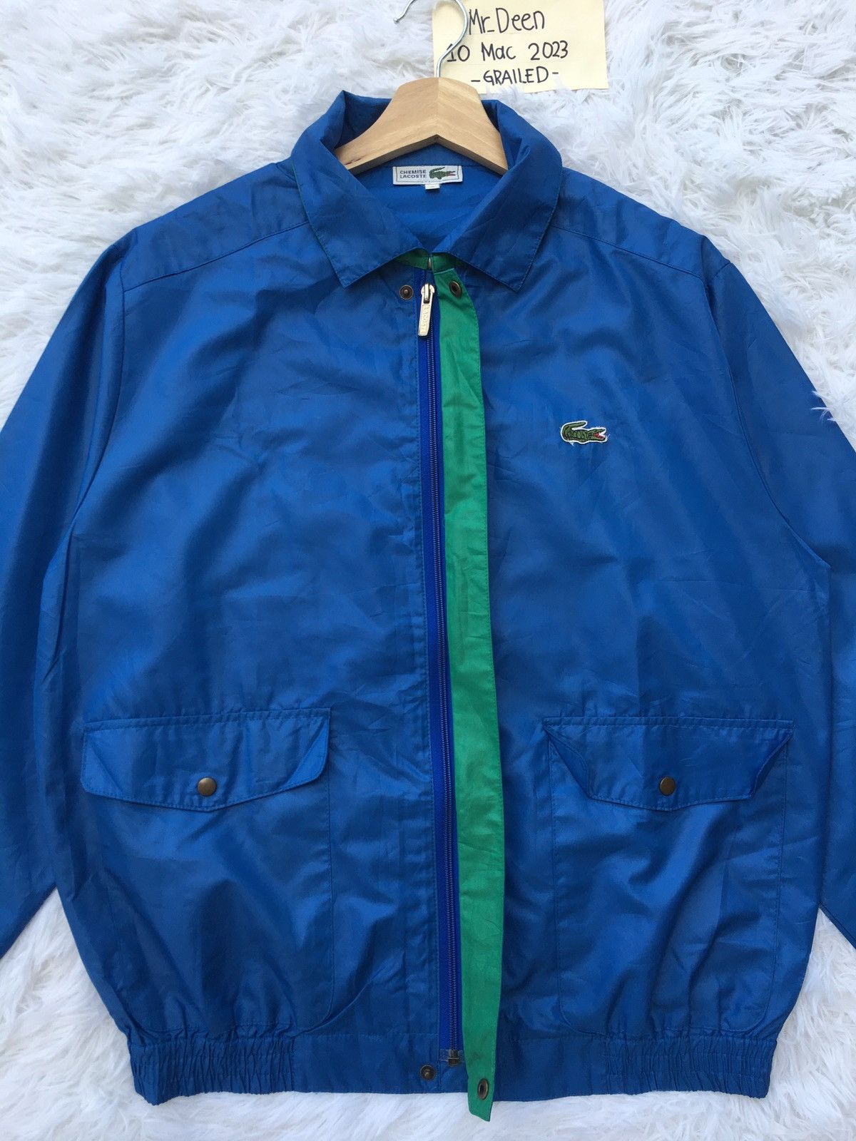 Lacoste Vintage 90s Chemise Lacoste Windbreaker Size US M / EU 48-50 / 2 - 9 Thumbnail