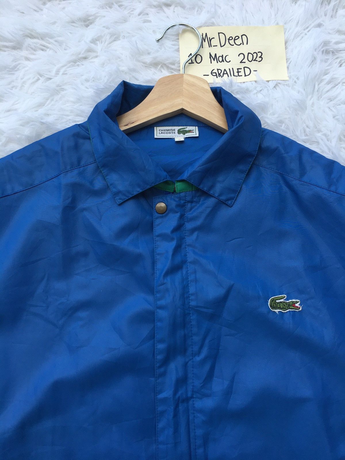 Lacoste Vintage 90s Chemise Lacoste Windbreaker Size US M / EU 48-50 / 2 - 2 Thumbnail